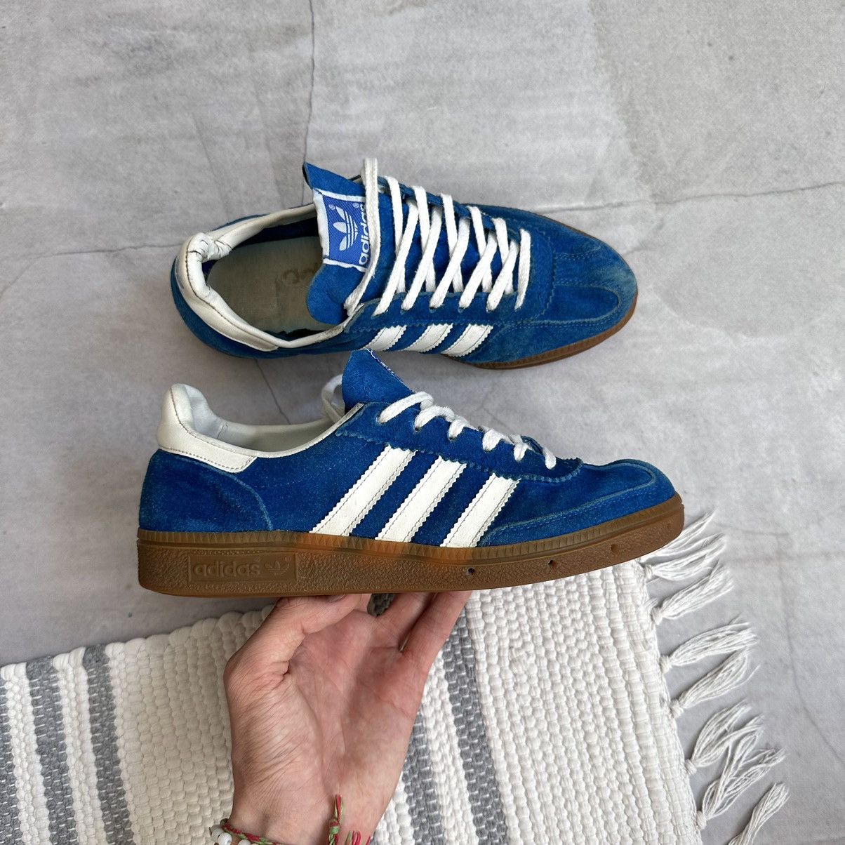 Adidas RARE 80s Adidas Handball Spezial Vintage Sneakers Size US 6.5 / EU 39-40 - 12 Thumbnail
