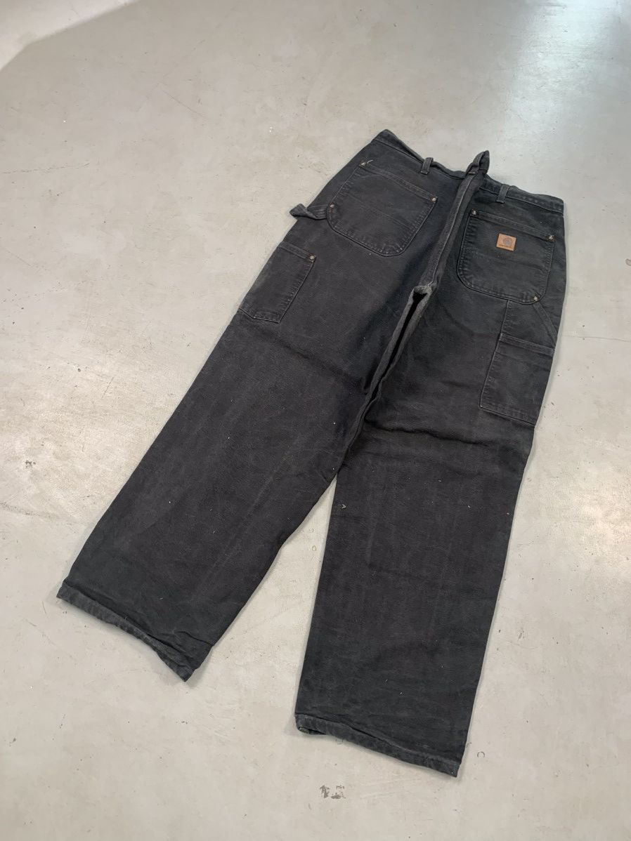 Carhartt Vintage Carhartt b01 BLK double knee workwear denim Size US 40 / EU 56 - 2 Thumbnail