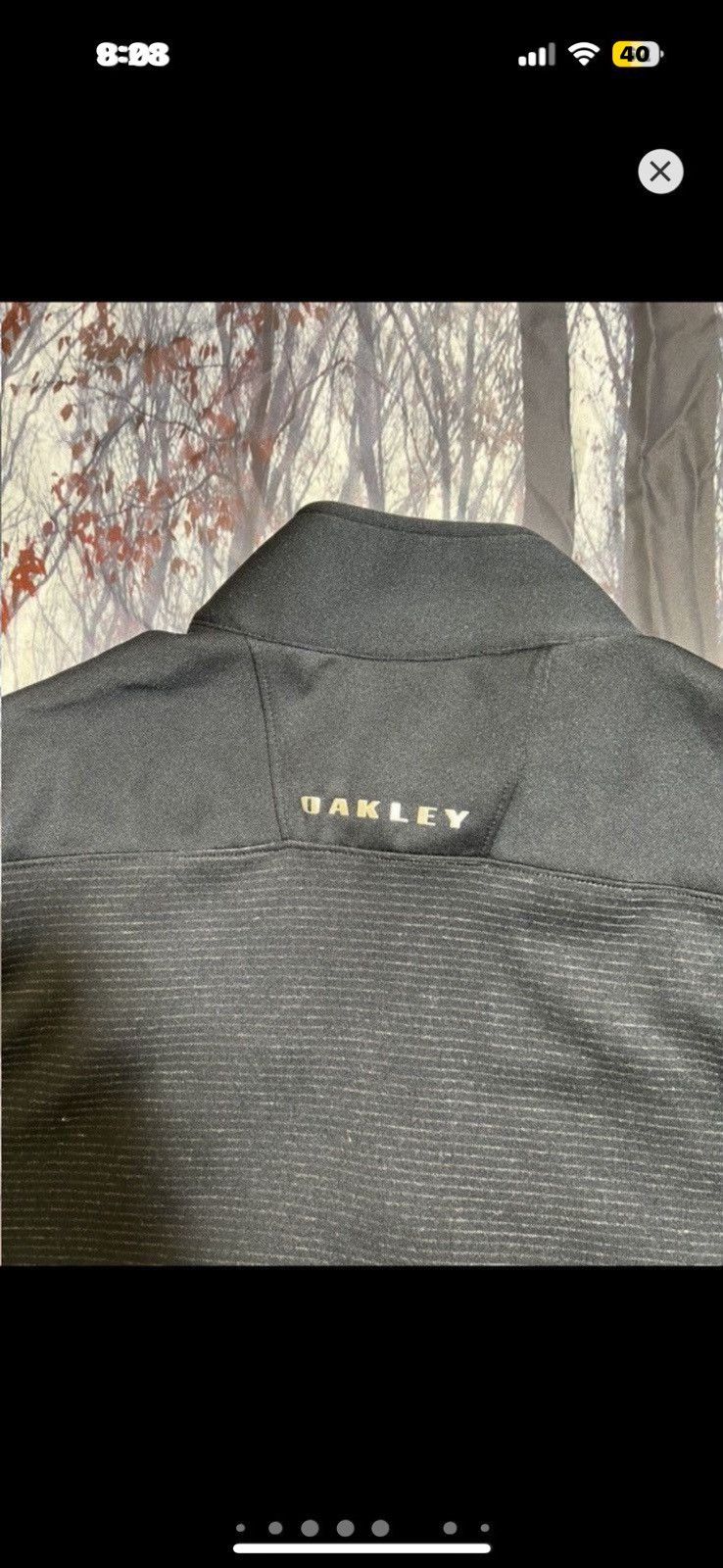 Oakley ***FINAL DROP***RARE 00s OAKLEY TECHNICAL 1/4 ZIP SWEATER L Size US L / EU 52-54 / 3 - 11 Thumbnail