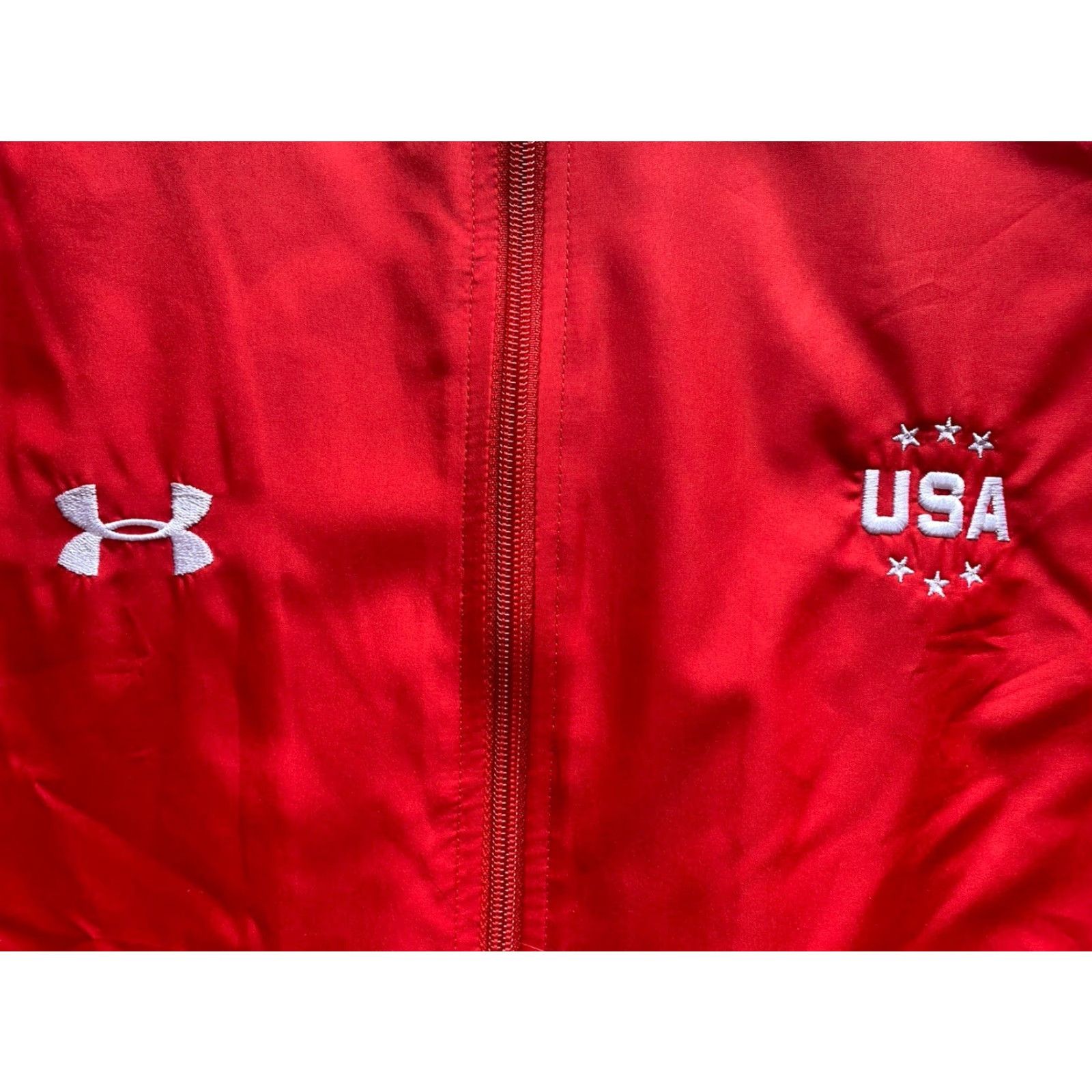 Under Armour Under Armour Team USA Jacket Mens M Red Full Zip All Season Gear Size US M / EU 48-50 / 2 - 7 Thumbnail