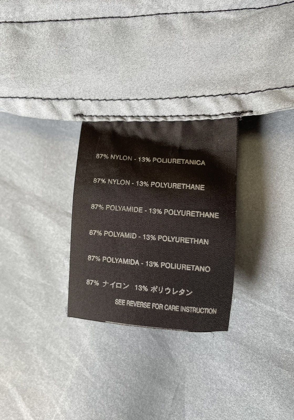 Prada Dark Blue Nylon Zip Mac Jacket Size US M / EU 48-50 / 2 - 10 Thumbnail