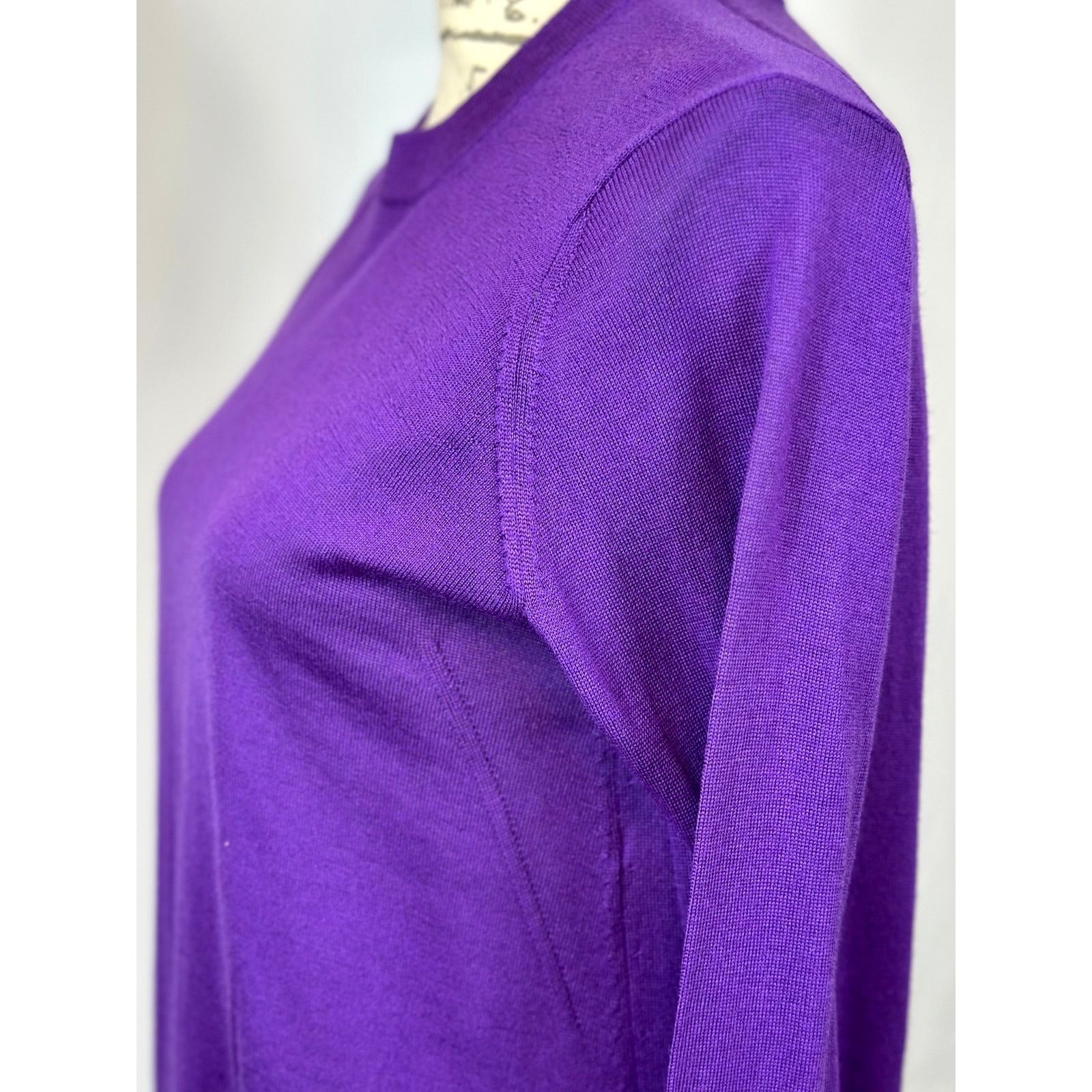 Zadig & Voltaire Zadig & Voltaire Emma We Goa Purple Merino Wool Sweater L Size L / US 10 / IT 46 - 13 Thumbnail