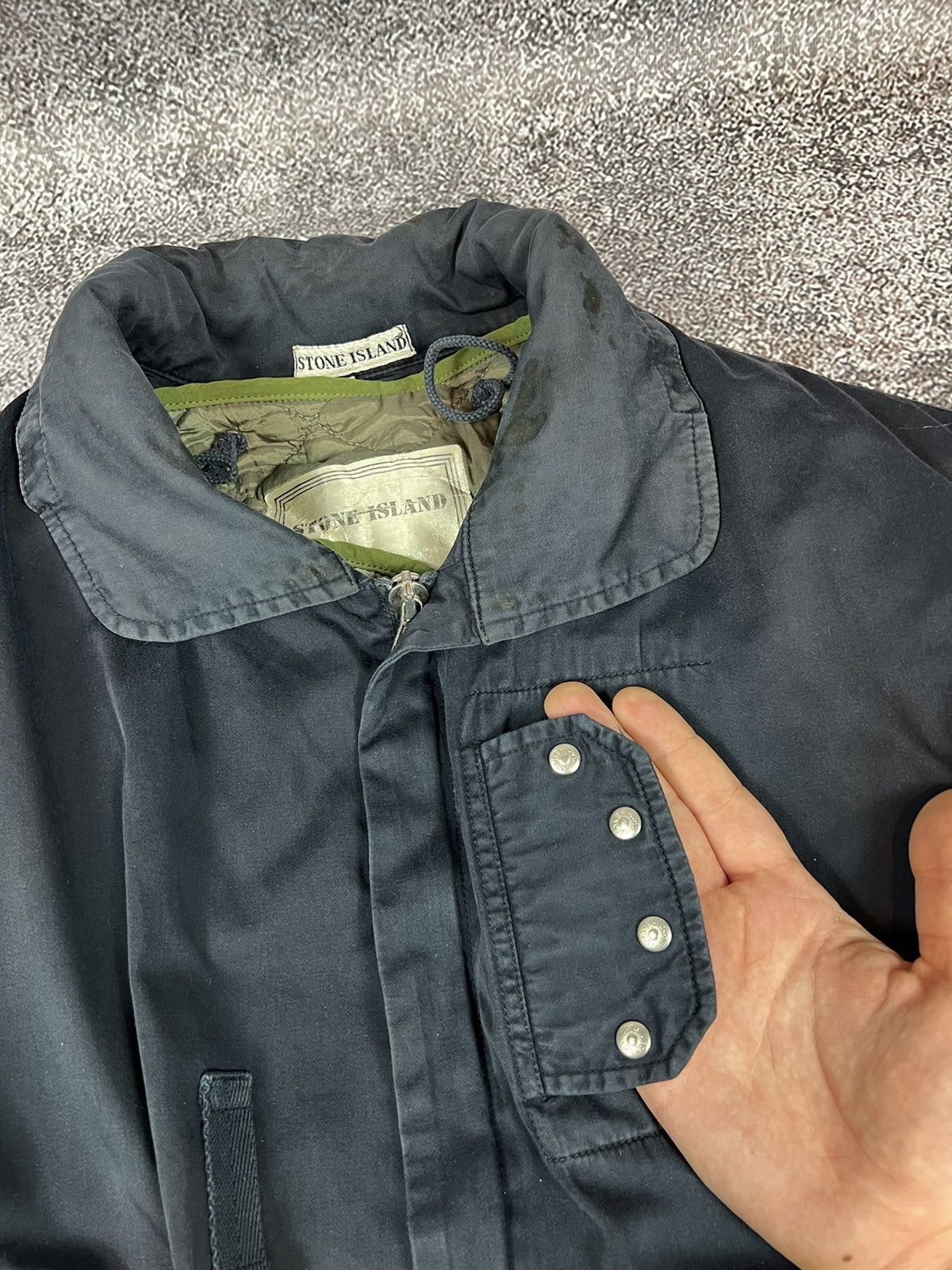Stone Island × Vintage 80s Stone Island Royal Navy military layer field jacket ship Size US XL / EU 56 / 4 - 18 Thumbnail