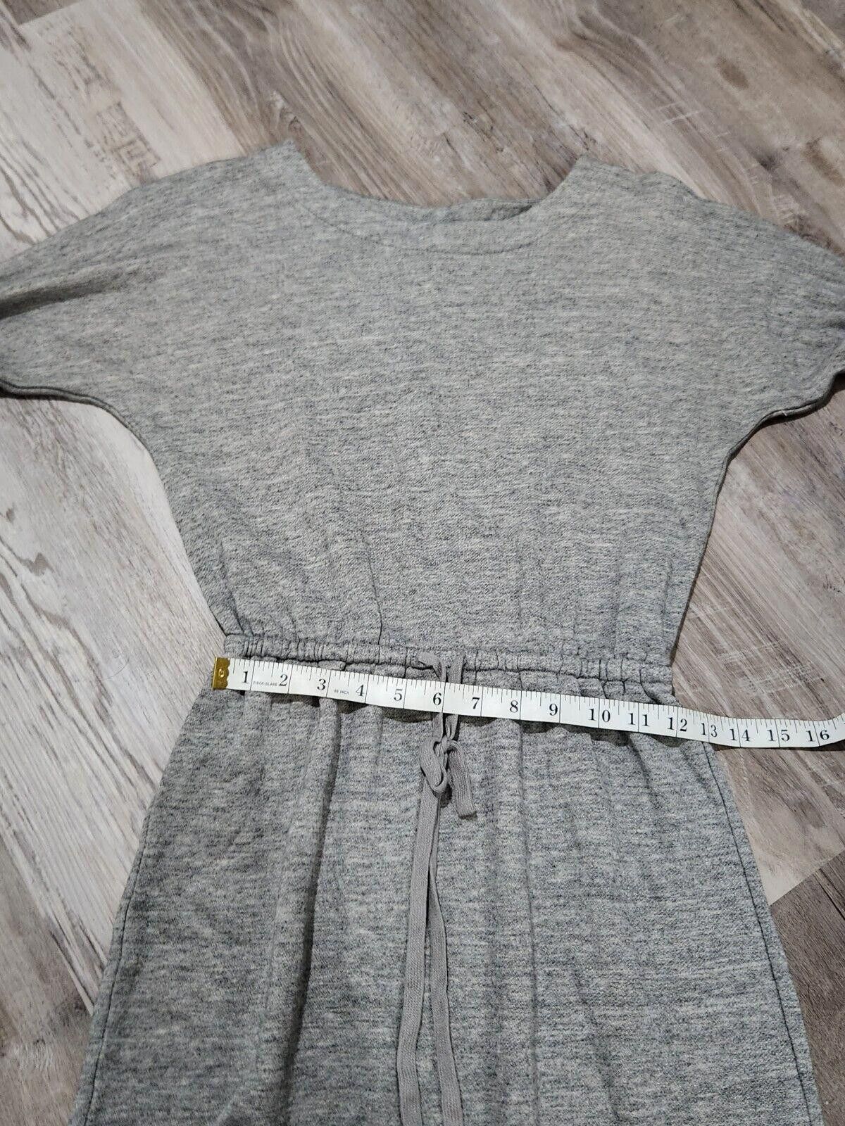 Old Navy Old Navy Dress Small Jersey Grey Scoop Hem Sheath 3/4 Sleeve Size S / US 4 / IT 40 - 6 Thumbnail