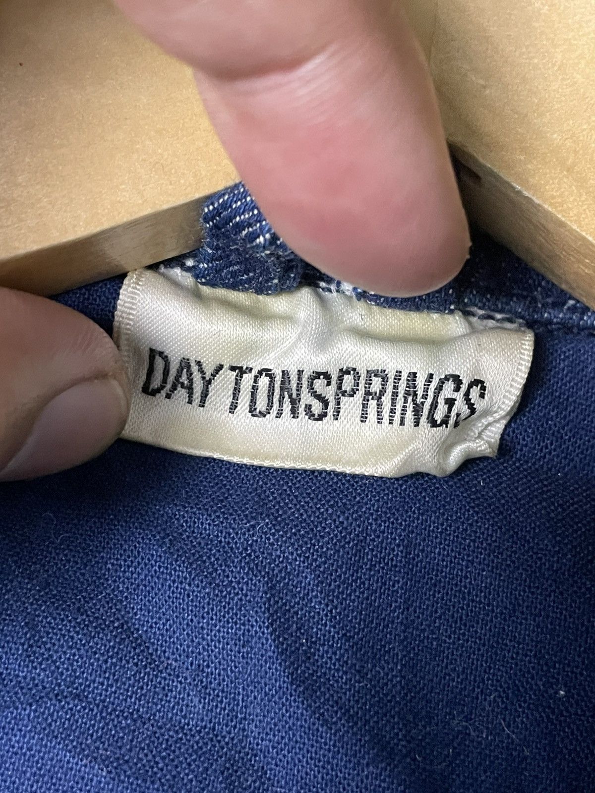 Japanese Brand Dayton Springs Brand Denim Jacket (68) Size US XS / EU 42 / 0 - 12 Thumbnail