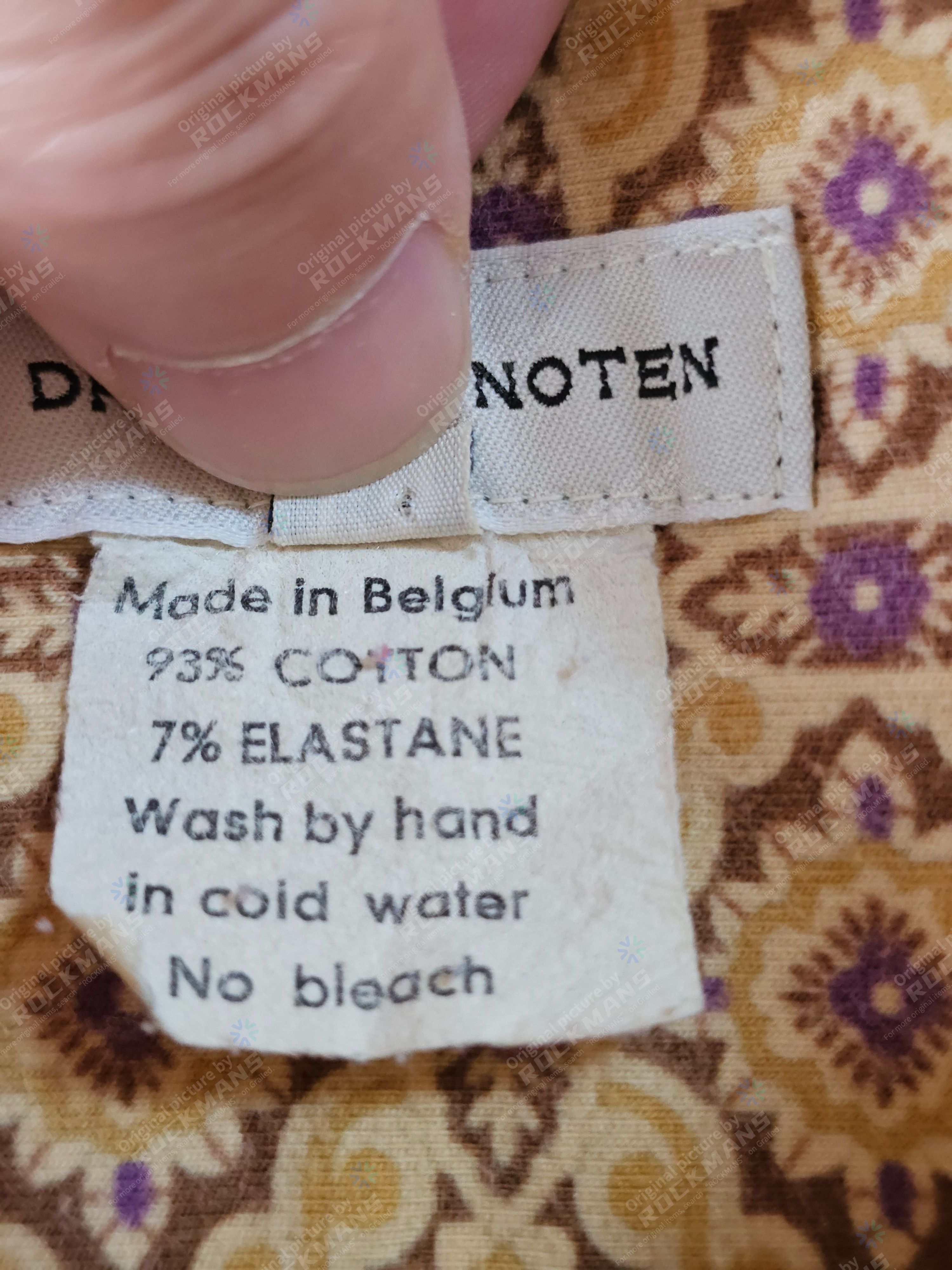 Dries Van Noten Dries Van Noten Unisex Clavel Shirt Size 50 Bue like S Size US M / EU 48-50 / 2 - 5 Thumbnail