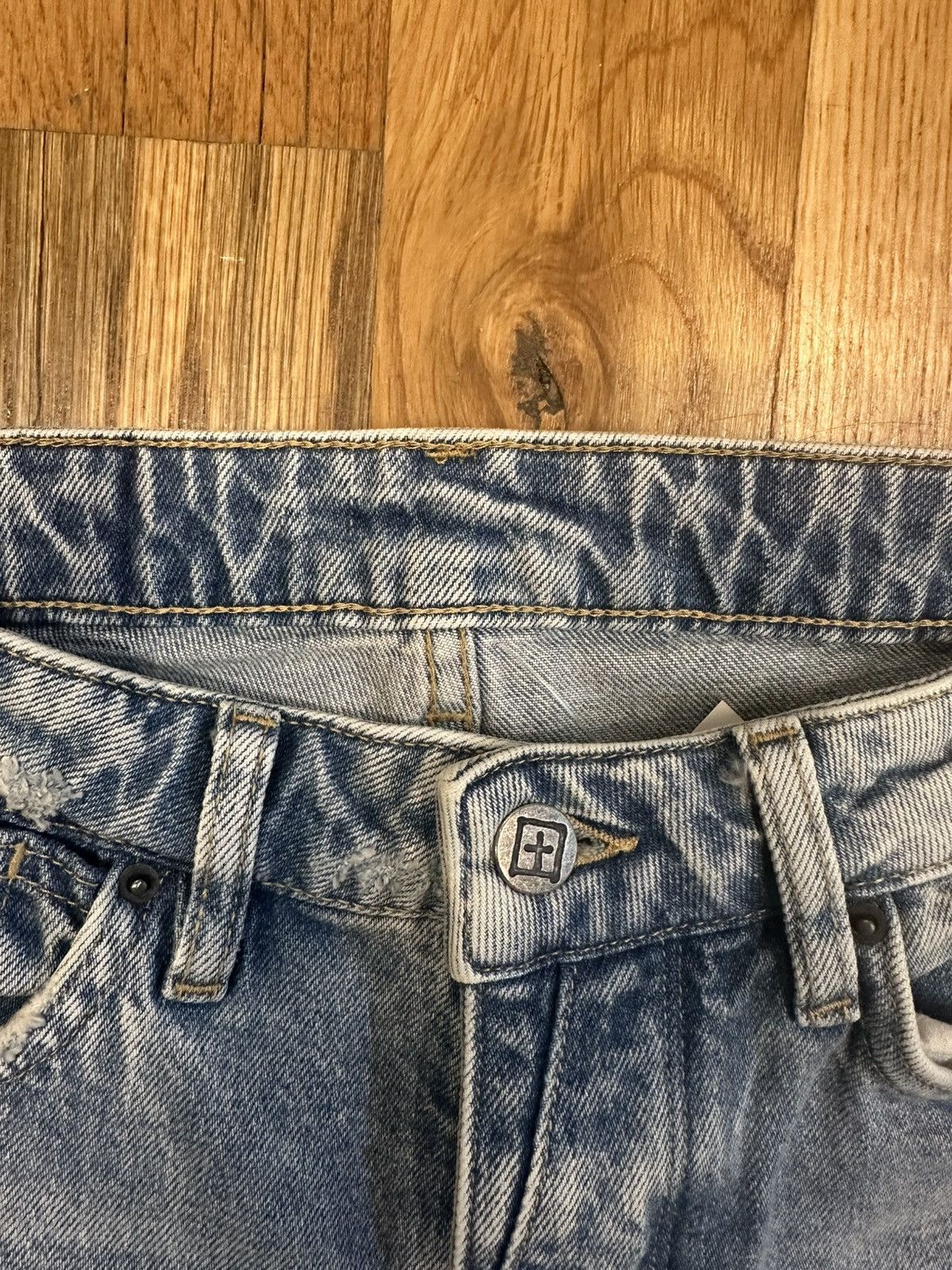 Ksubi Ksubi Plain Washed Blue Denim Jeans Size 31 Size US 31 - 3 Thumbnail