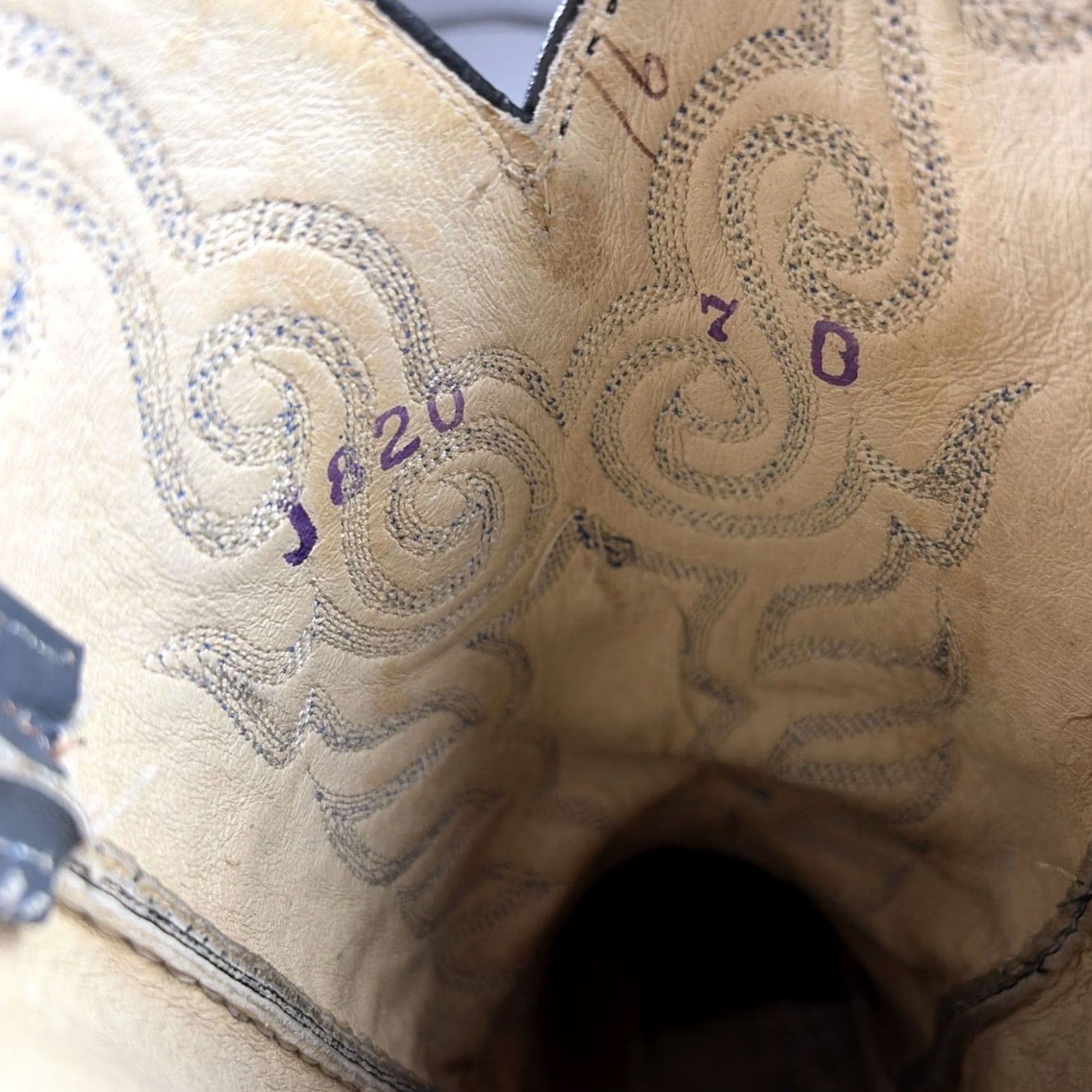 Vintage VINTAGE Ortho O’Sullivan Snakeskin Brown Cowboy Boots Size 7 D Western Cowgirl Mens Size US 7 / EU 40 - 5 Thumbnail