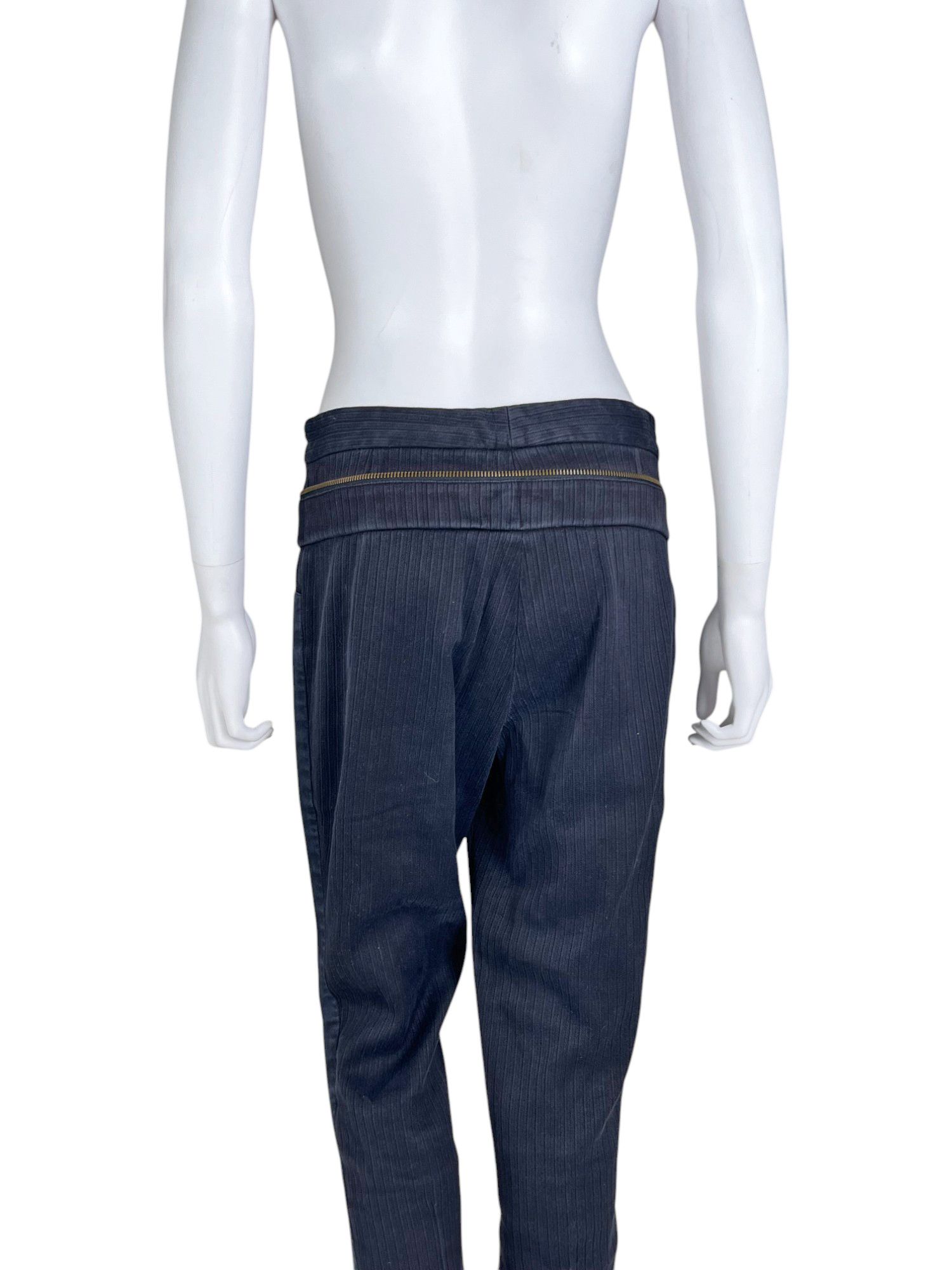 Dries Van Noten F/W 2014 Cotton Striped Zip Pants Size 25" / US 0 / IT 36 - 8 Thumbnail