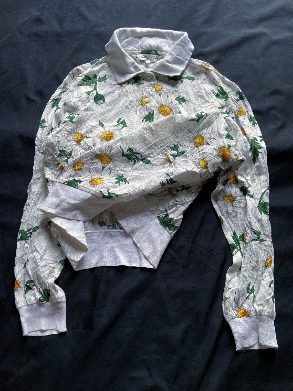 Christian Dior Monsieur CHRISTIAN DIOR POLO SHIRT FLOWERS Size S / US 4 / IT 40 - 3 Thumbnail