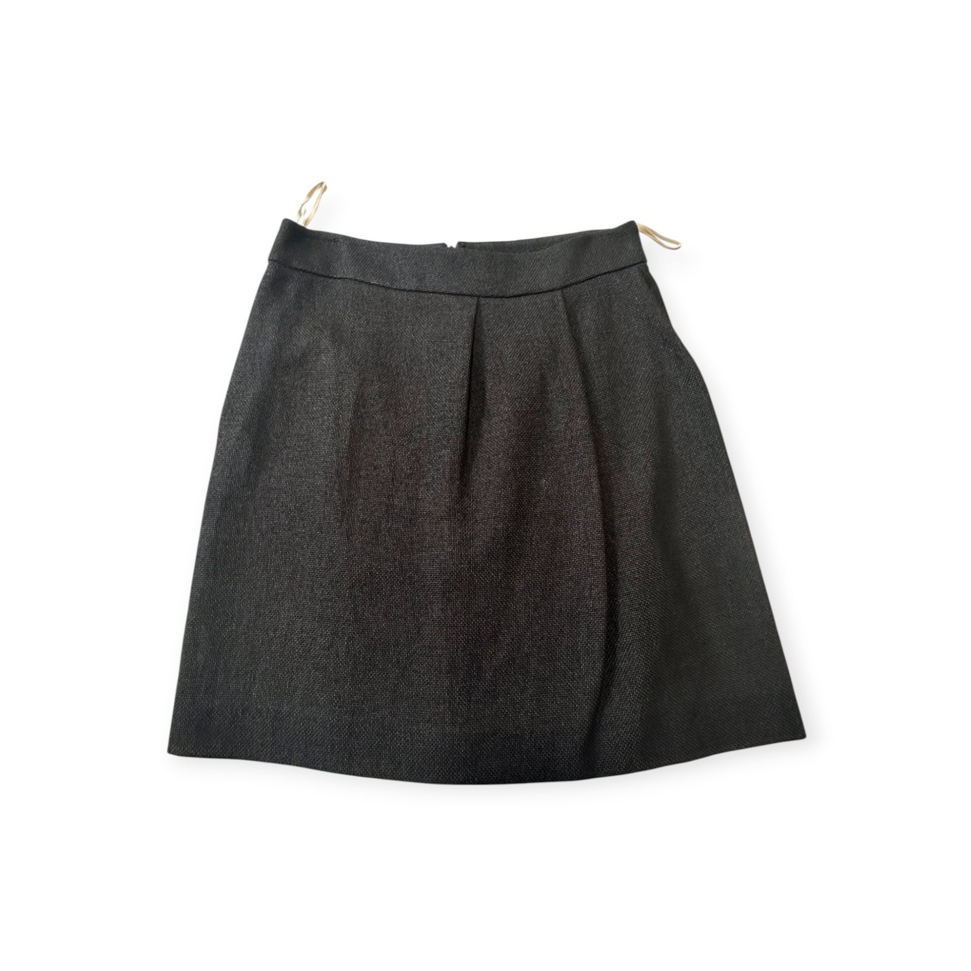 Marni Vintage Marni Textured Mini Skirt – Black/Navy, Made in Ital Size 30" / US 8 / IT 44 - 6 Thumbnail