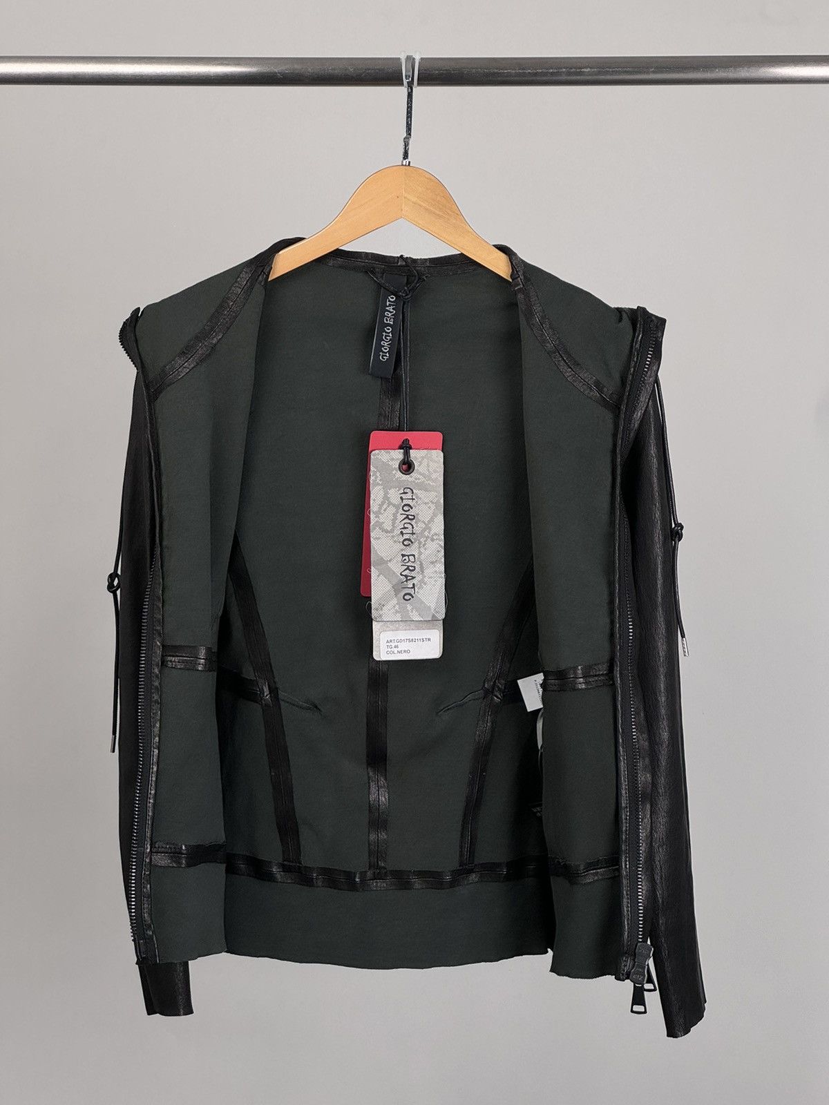 Giorgio Brato Leather zip up jacket Size US S / EU 44-46 / 1 - 9 Thumbnail