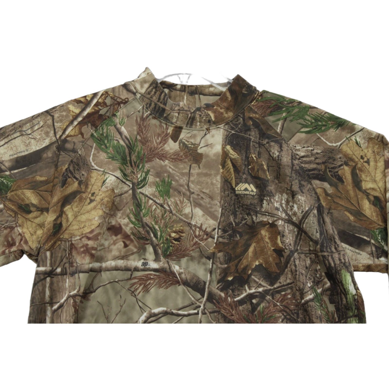 Realtree Medalist Realtree Camo Shirt Mens XL Green Woodland Light Weight Hunting Outdoor Size US XL / EU 56 / 4 - 1 Thumbnail