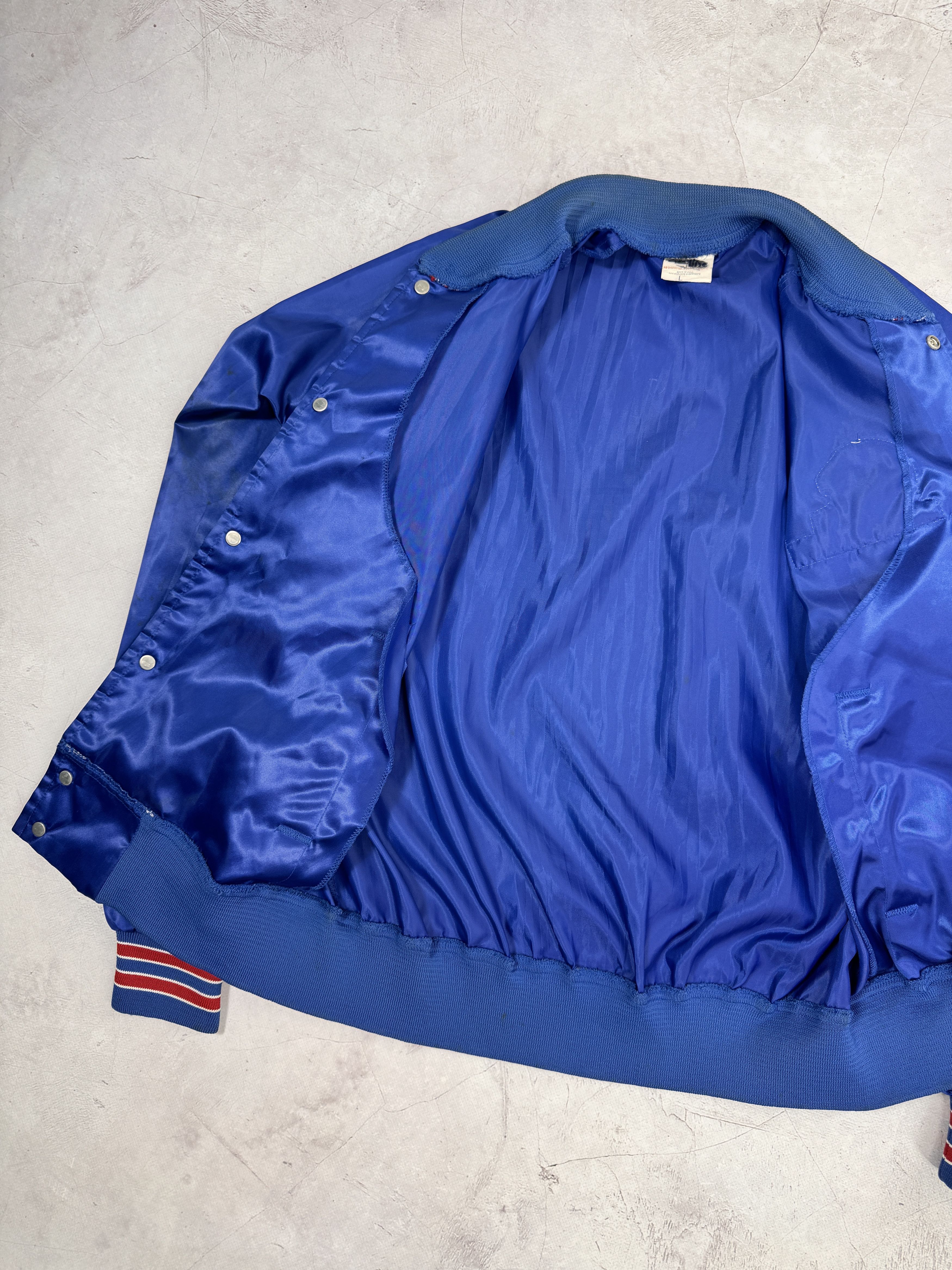 Chalk Line × NFL × Vintage Vintage New England Patriots Bomber Jacket Size US L / EU 52-54 / 3 - 9 Thumbnail