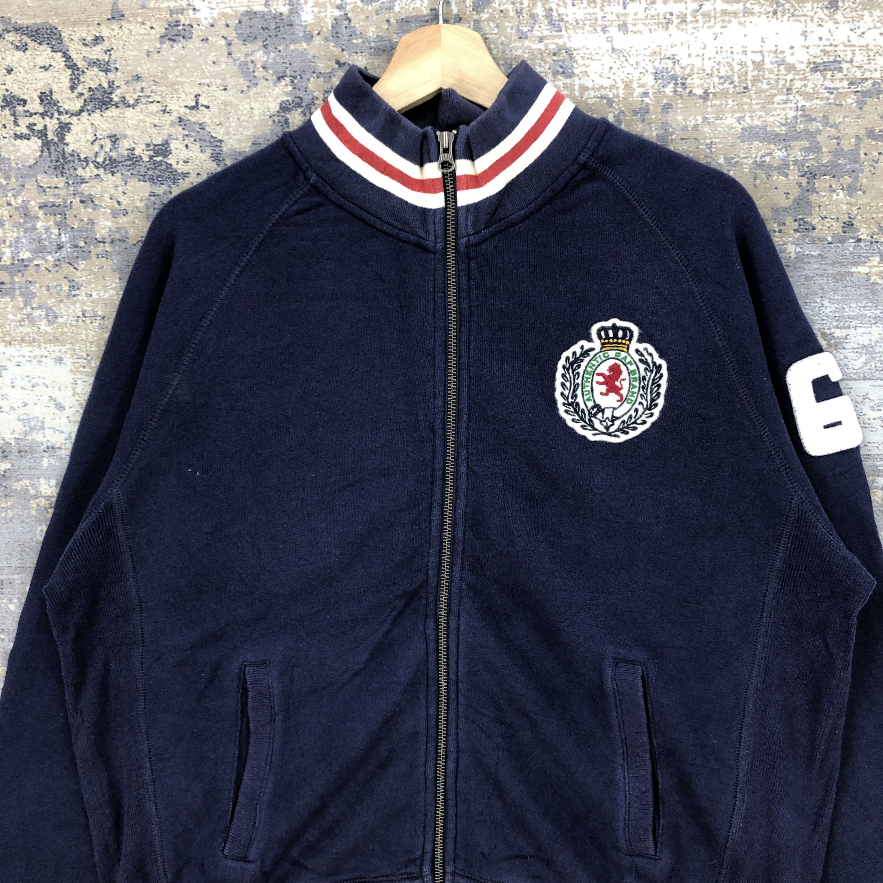 Gap Vintage Y2K GAP Zipper Sweater Zipper Sweatshirt Jumper Size US L / EU 52-54 / 3 - 2 Thumbnail