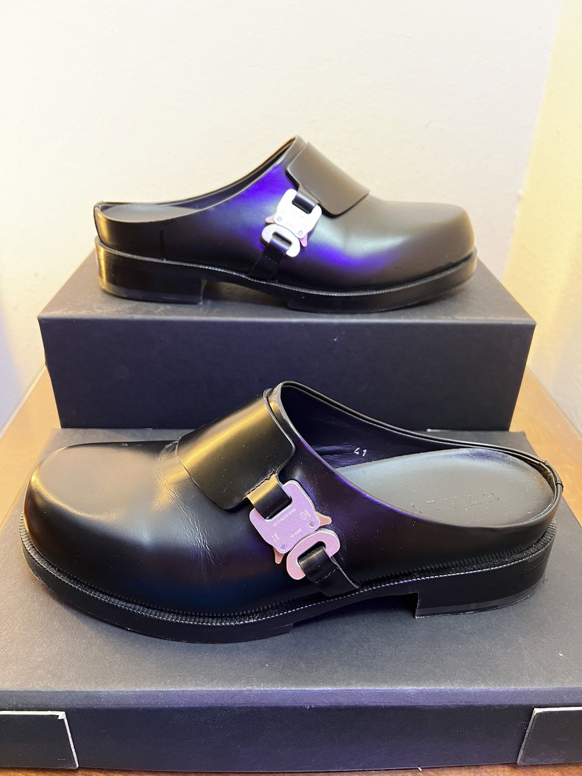 1017 ALYX 9SM × Alyx × MMW Alyx Buckle Mule Clog Size US 8 / EU 41 - 1 Thumbnail