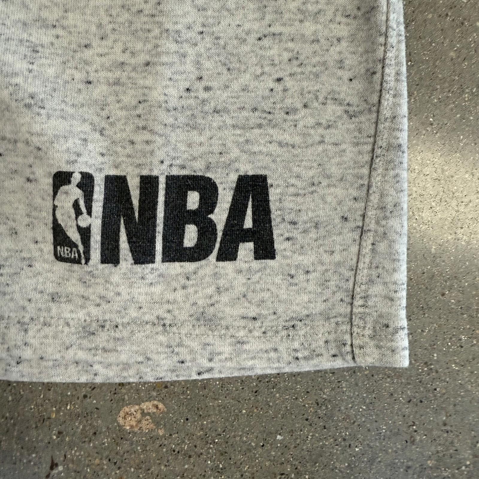 NBA NBA Basketball Shorts Mens S Gray Casual Drawstring Logo Size ONE SIZE - 3 Thumbnail