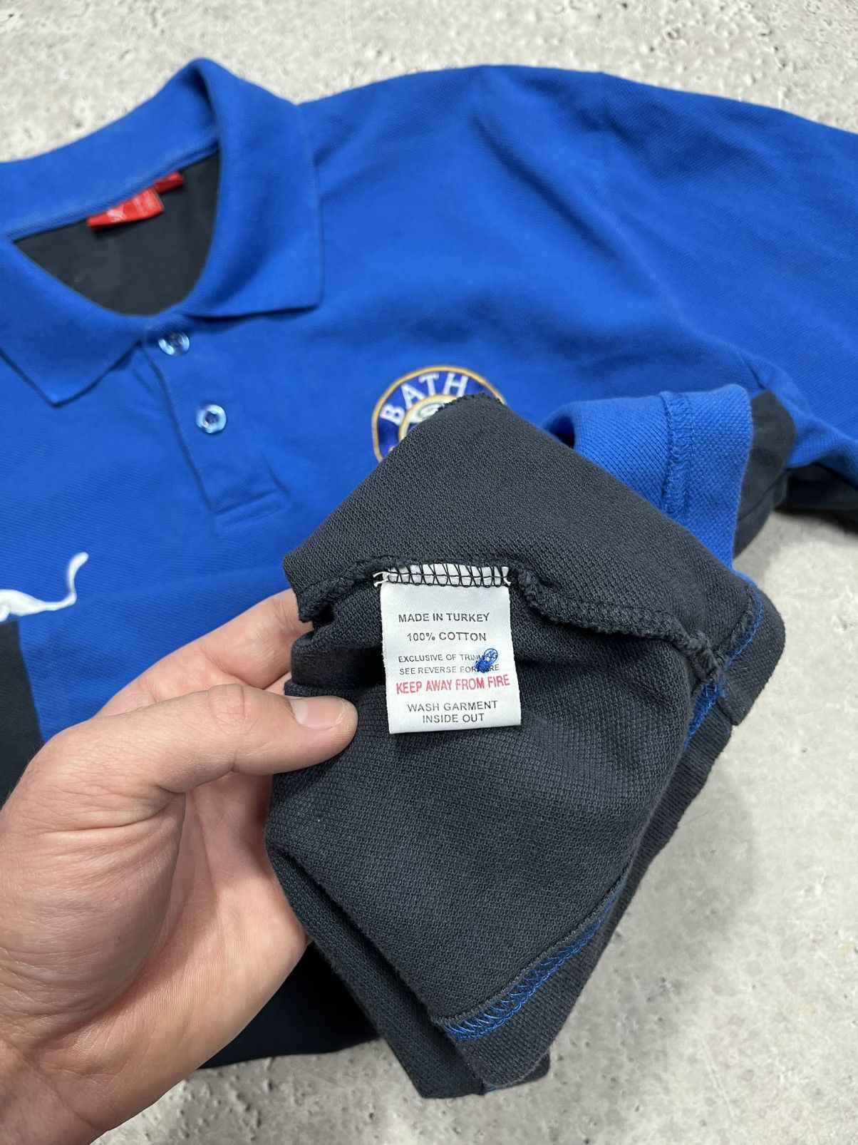 Puma Puma Bath Rugby Polo Shirt Blue Men Size L Sports Jersey Tee Size US L / EU 52-54 / 3 - 10 Thumbnail