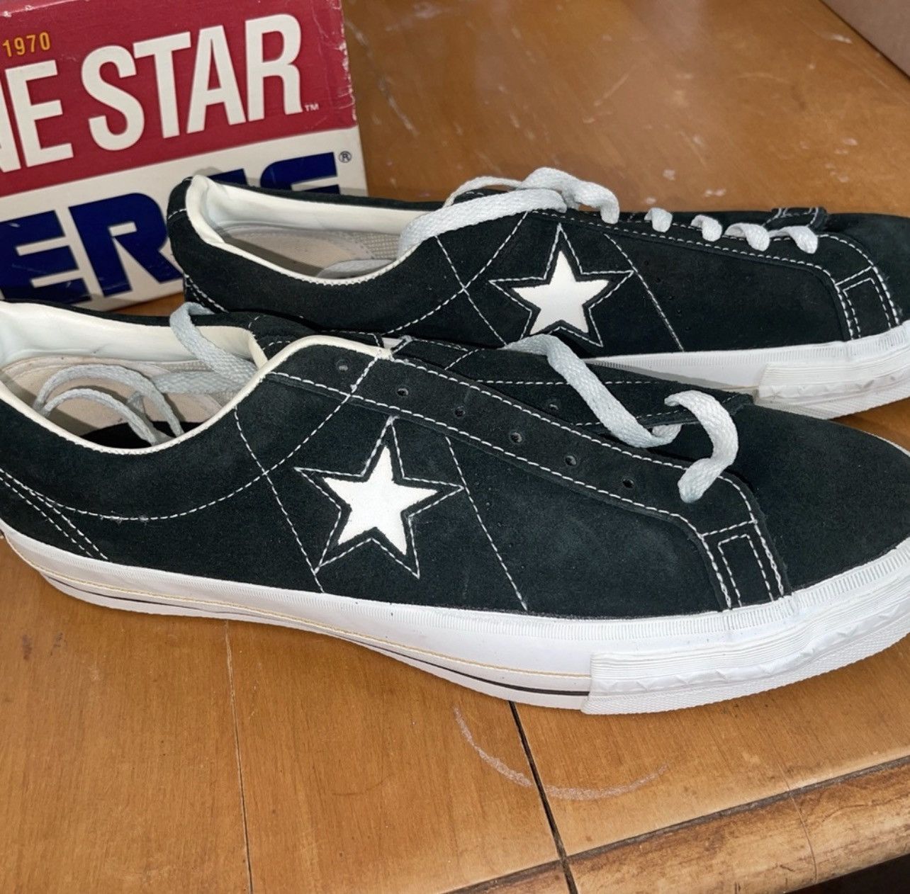 Converse NIB Vintage 90s Converse One Star USA Sneakers Sz 10 Size US 10 / EU 43 - 2 Thumbnail