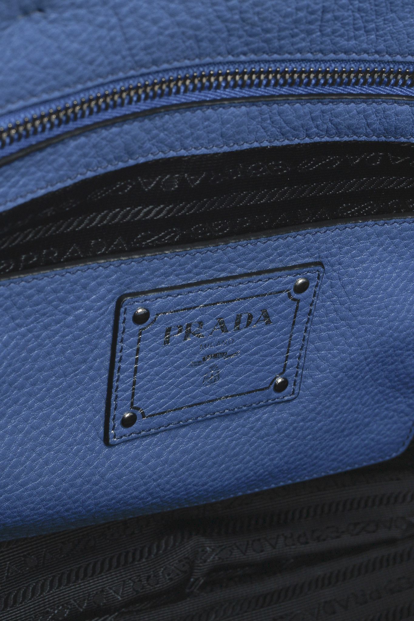 Prada Prada Vitello Daino Double Handle Satchel Bag Size ONE SIZE - 13 Thumbnail