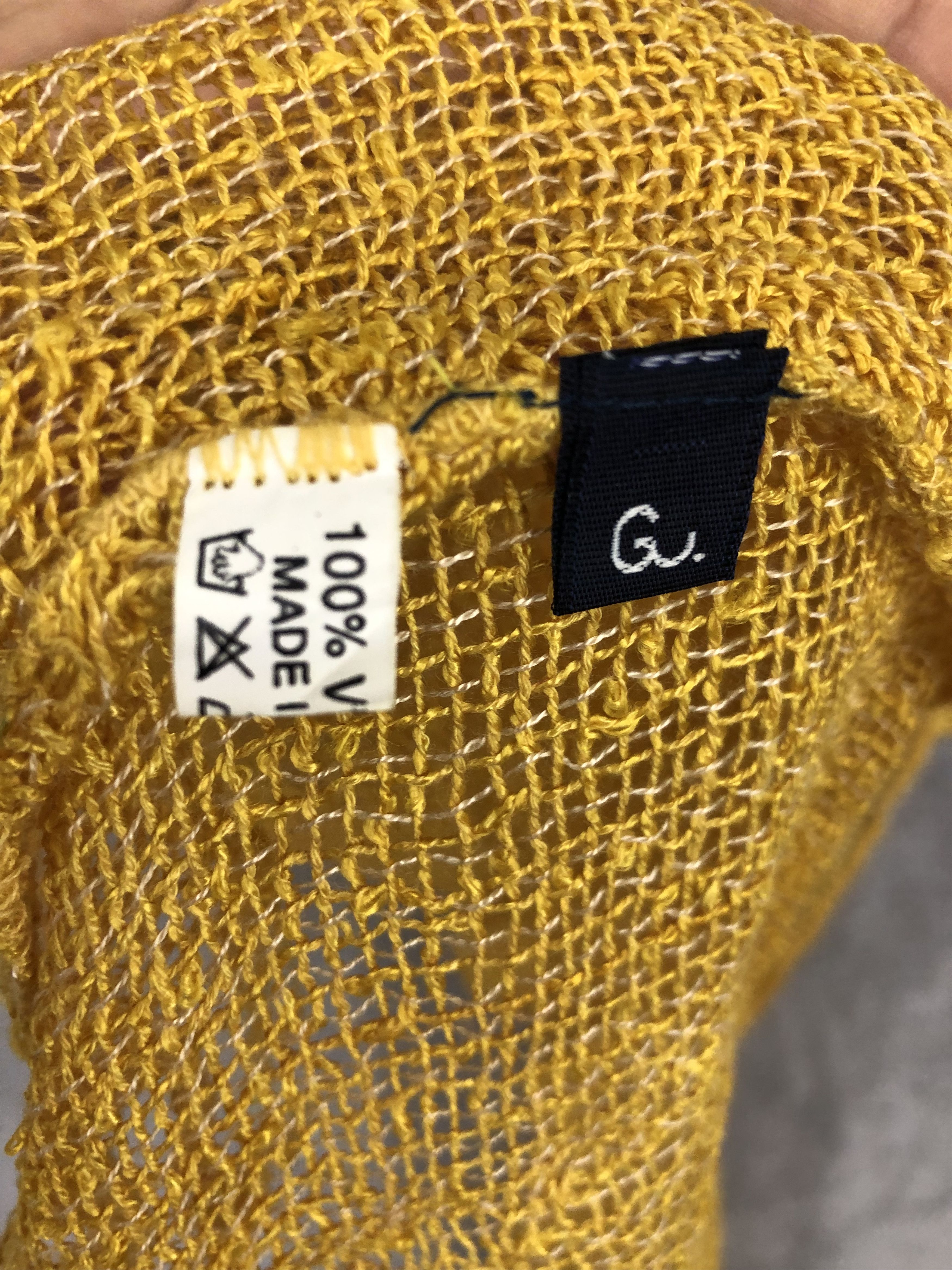 Japanese Brand Gu Rayon Net Scarf Muffler Neck Scarf Size ONE SIZE - 4 Thumbnail