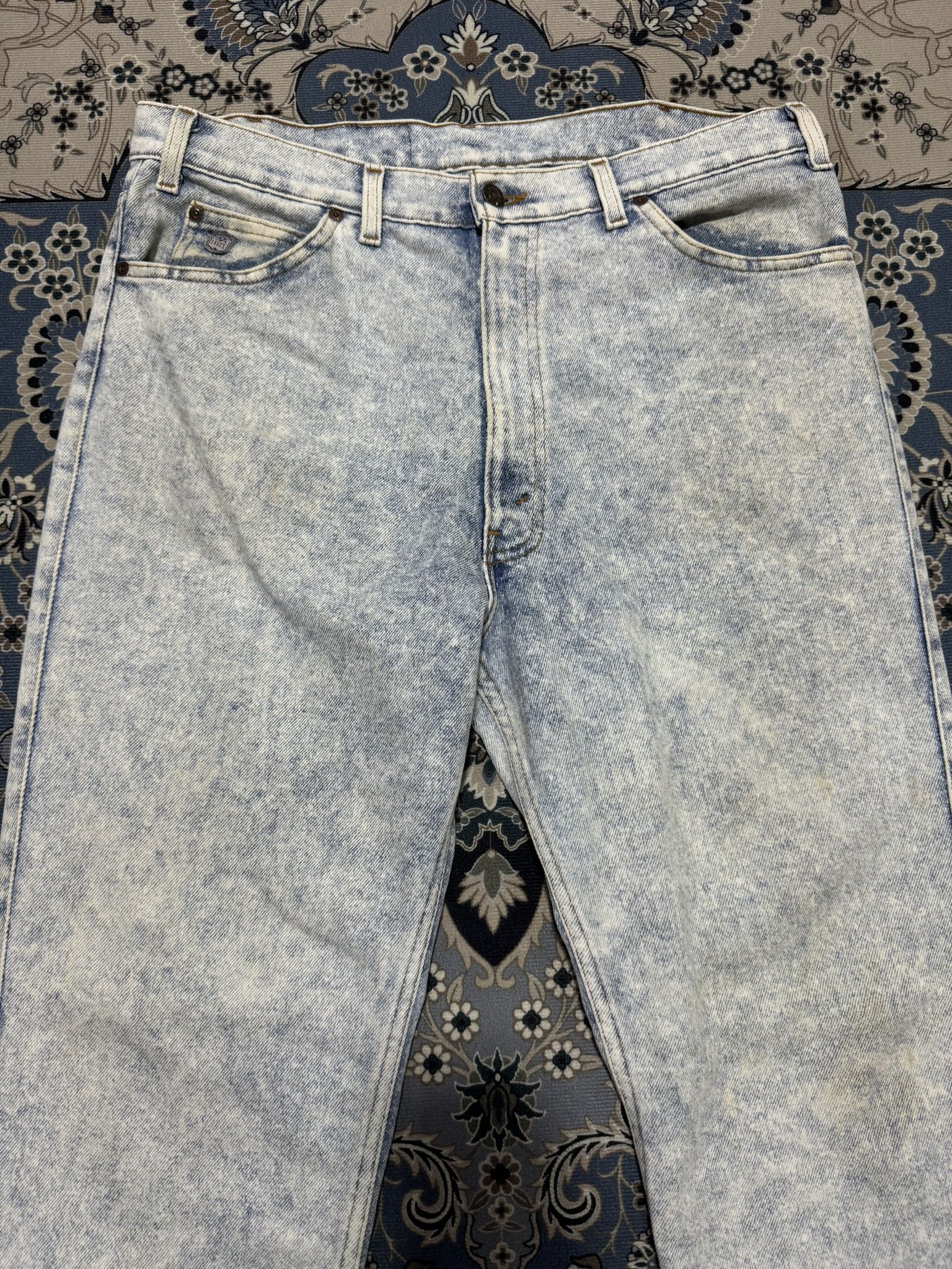 Levi's × Vintage Vintage Levis Silver Tag #530 Medal Acid Wash denim Jeans Size US 32 / EU 48 - 6 Thumbnail