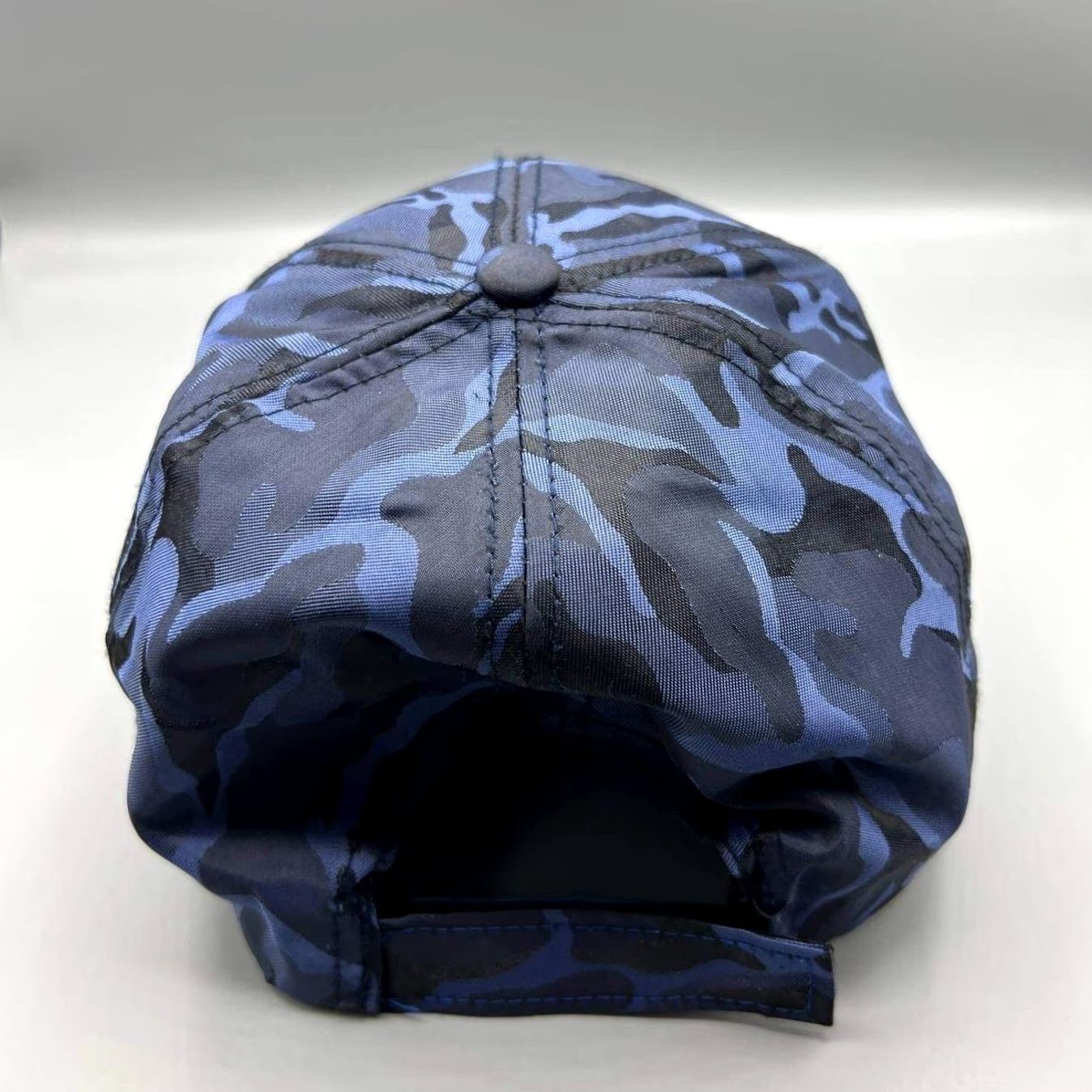Vintage Los Angeles Hat Men Blue Black Camouflage Embroidered Strap Back Cap Size ONE SIZE - 5 Thumbnail