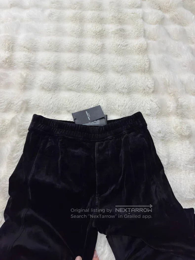 Saint Laurent Paris Saint Laurent Paris size XS Velvet Elastic Men's Long Pant Size US 27 - 2 Thumbnail