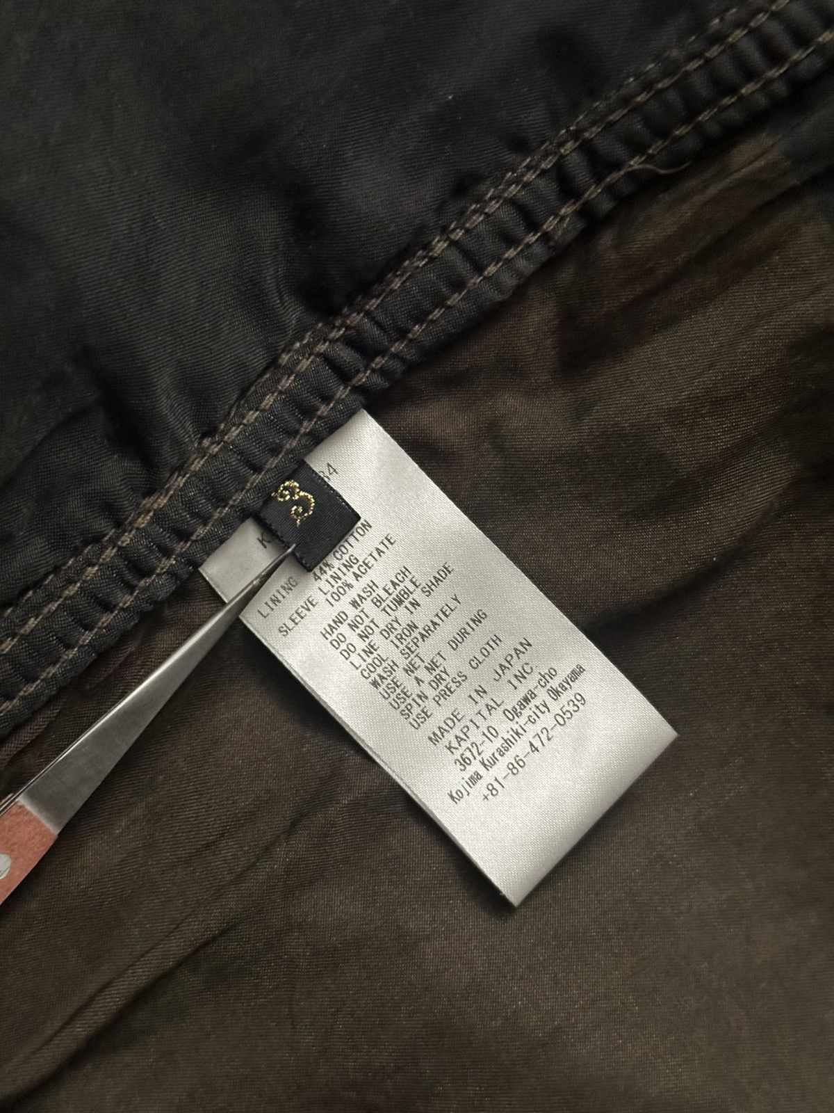 Kapital SS24 Kapital 1st Boro Jacket (Black) Size US L / EU 52-54 / 3 - 6 Thumbnail