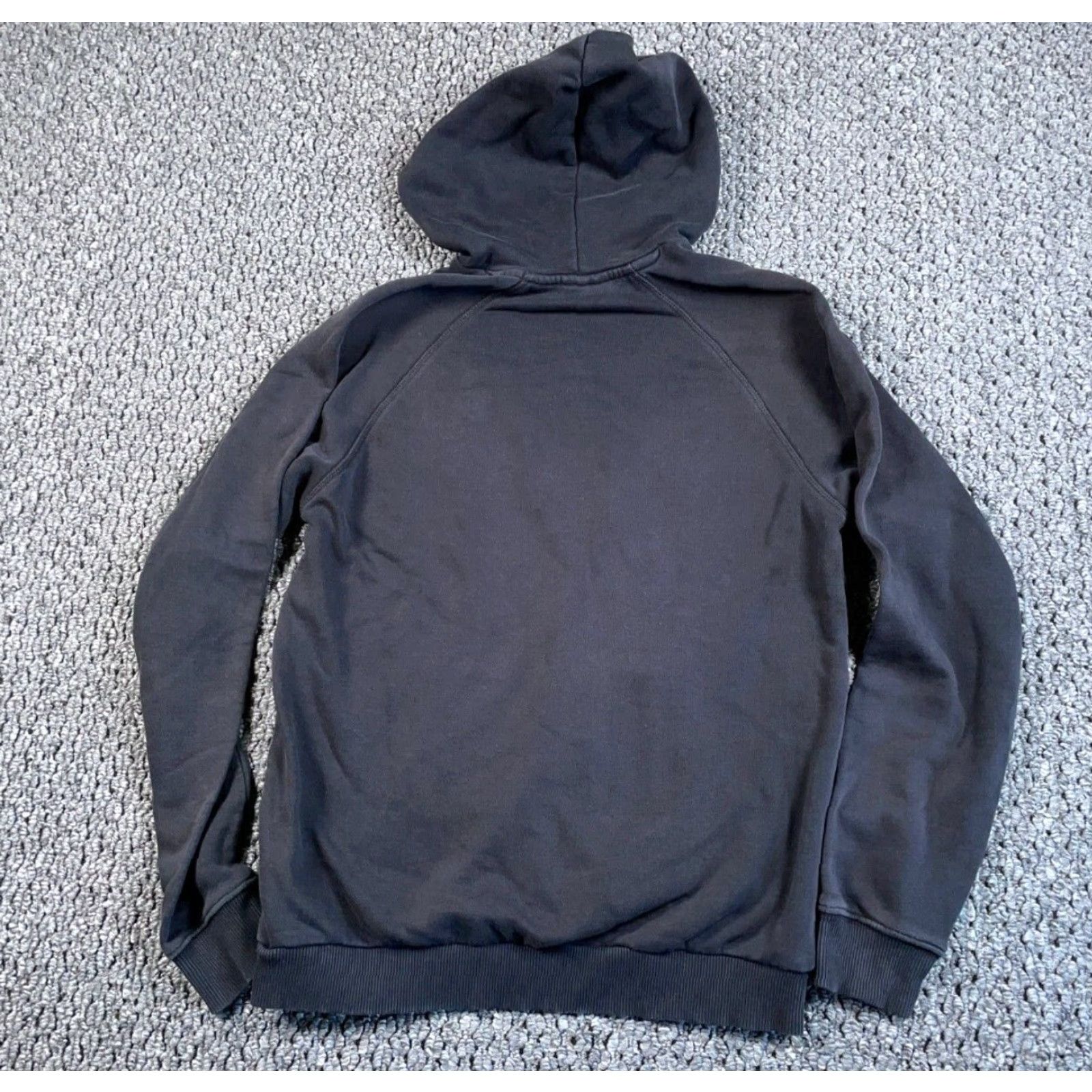 Adidas adidas Hoodie Mens Small Black Trefoil Logo Print Pullover Sweatshirt 90s Retro Size US S / EU 44-46 / 1 - 2 Thumbnail