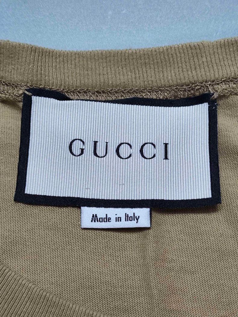 Gucci GucciKhaki petal embroidery women's short sleeves 2503-Next Size S / US 4 / IT 40 - 3 Thumbnail