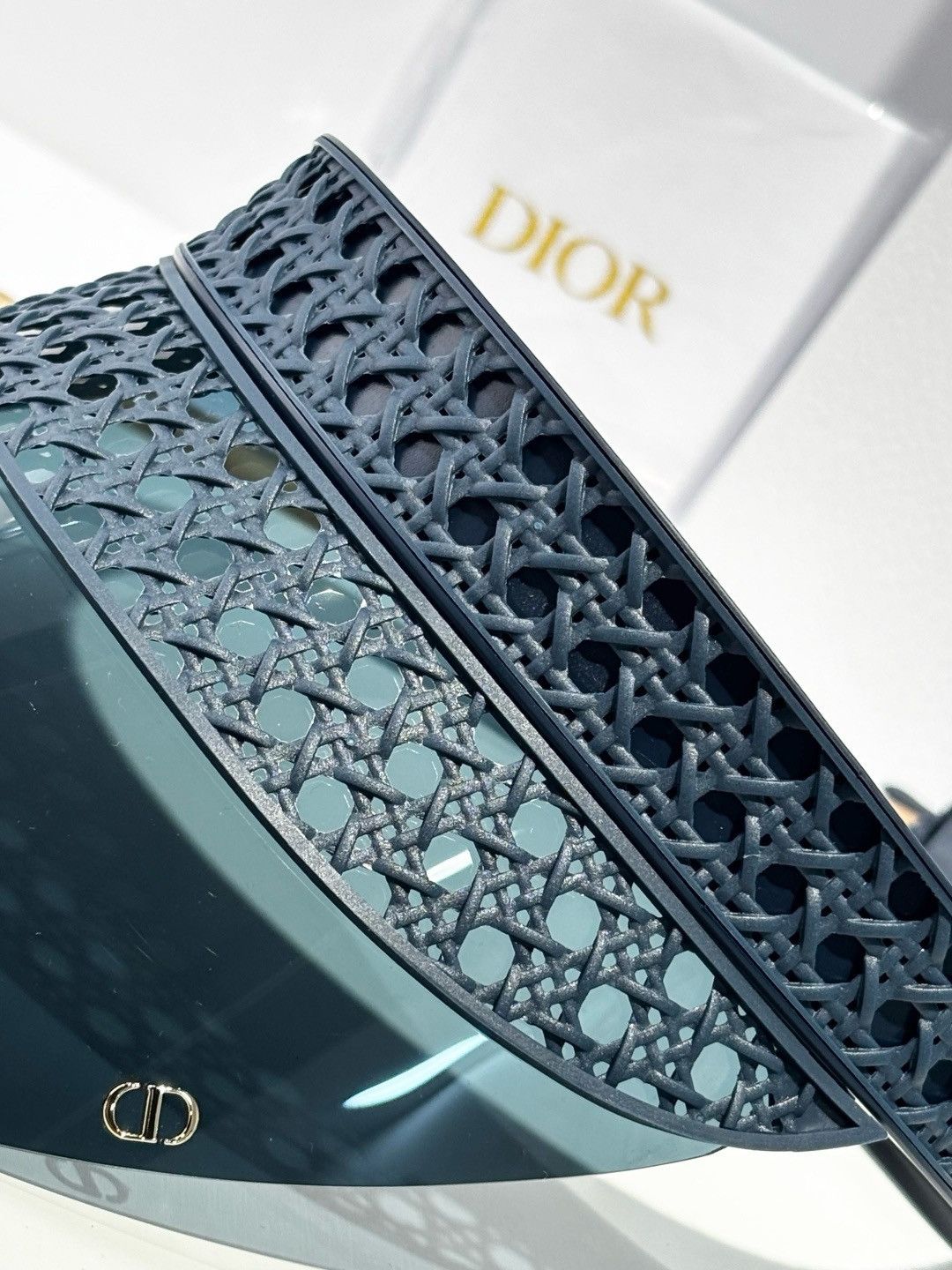 Dior Dior Sun Hat Women’s Blue Visor Elegant Summer Protection Size ONE SIZE - 2 Thumbnail