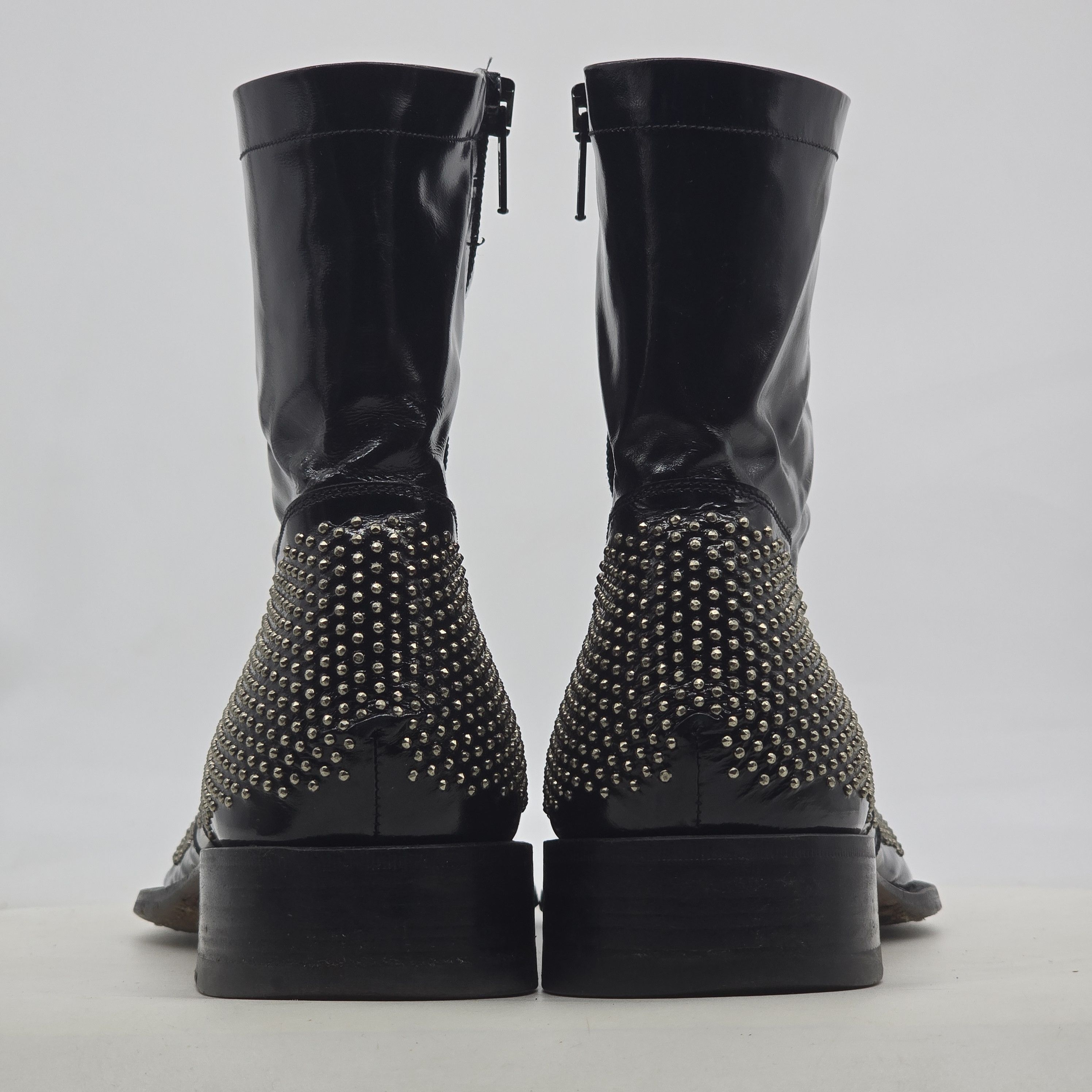 Gianni Barbato Gianni Barbato - Archive Studded Accents Leather Boots Size US 7 / EU 40 - 7 Thumbnail