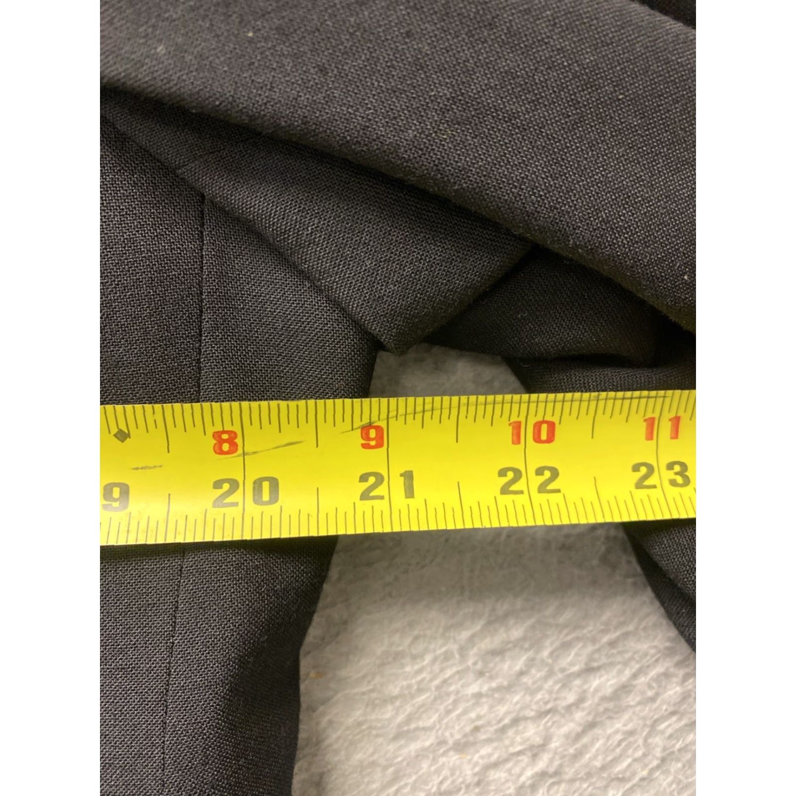 Vintage Hampton Black Men's Suit Tie Belt Shawl Lapel Wedding Groom Tuxedo Blazer /75-63 Size 42R - 4 Thumbnail