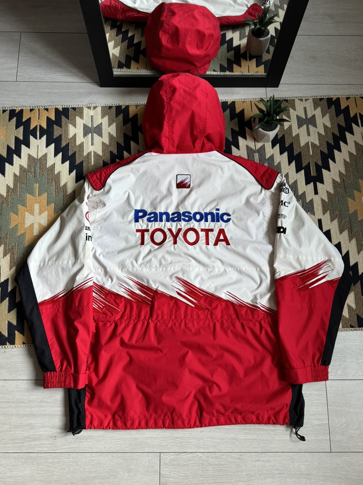 Vintage Vintage Toyota Panasonic Formula 1 Racing Jacket Size US XL / EU 56 / 4 - 2 Thumbnail