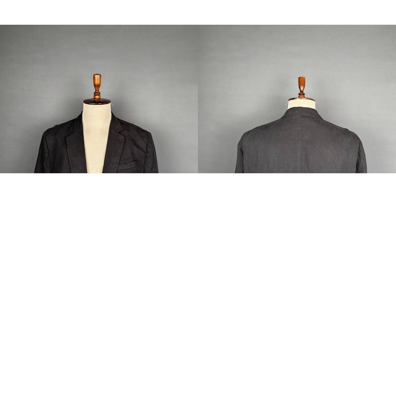 Allsaints Allsaints Blazer Shirt Black Lyocell Button Formal Jacket, Mens, Size 44, Regular, Coat, Solid, All Seasons, Breathable, Pockets, Classic Modern Size US XXL / EU 58 / 5 - 8 Thumbnail