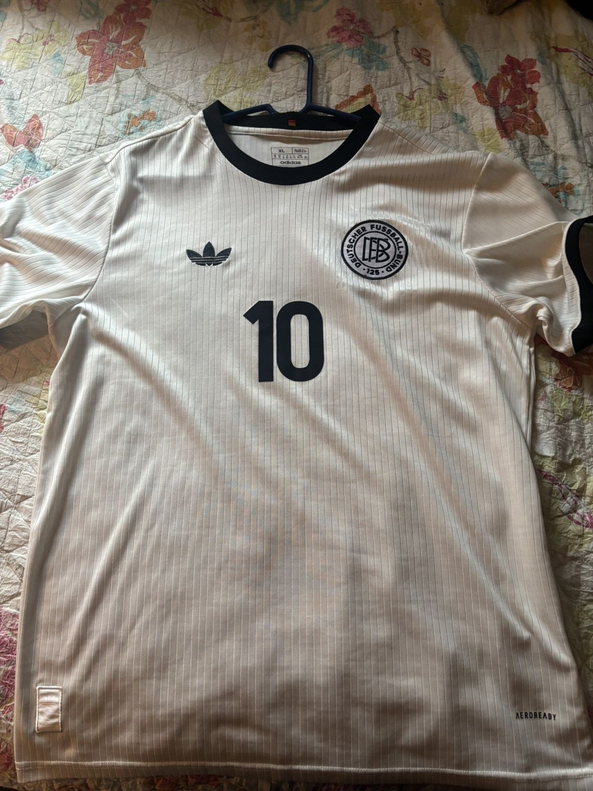 Adidas Germany 125th year anniversary Musiala player jersey Size US XL / EU 56 / 4 - 1 Thumbnail