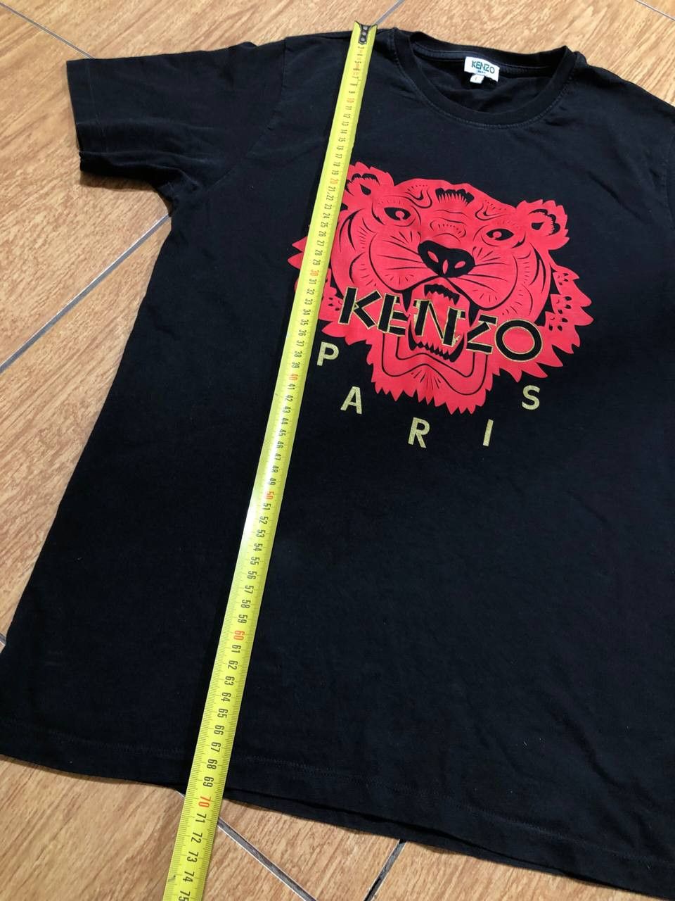 Kenzo Kenzo Tiger T-Shirt Top Black Tee Short Sleeve Mens Size L Size US L / EU 52-54 / 3 - 11 Thumbnail