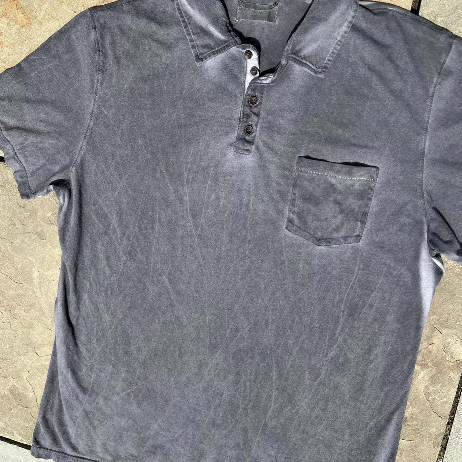 Other Overdyed Reworked Grey Minimalist Polo Size US M / EU 48-50 / 2 - 2 Thumbnail