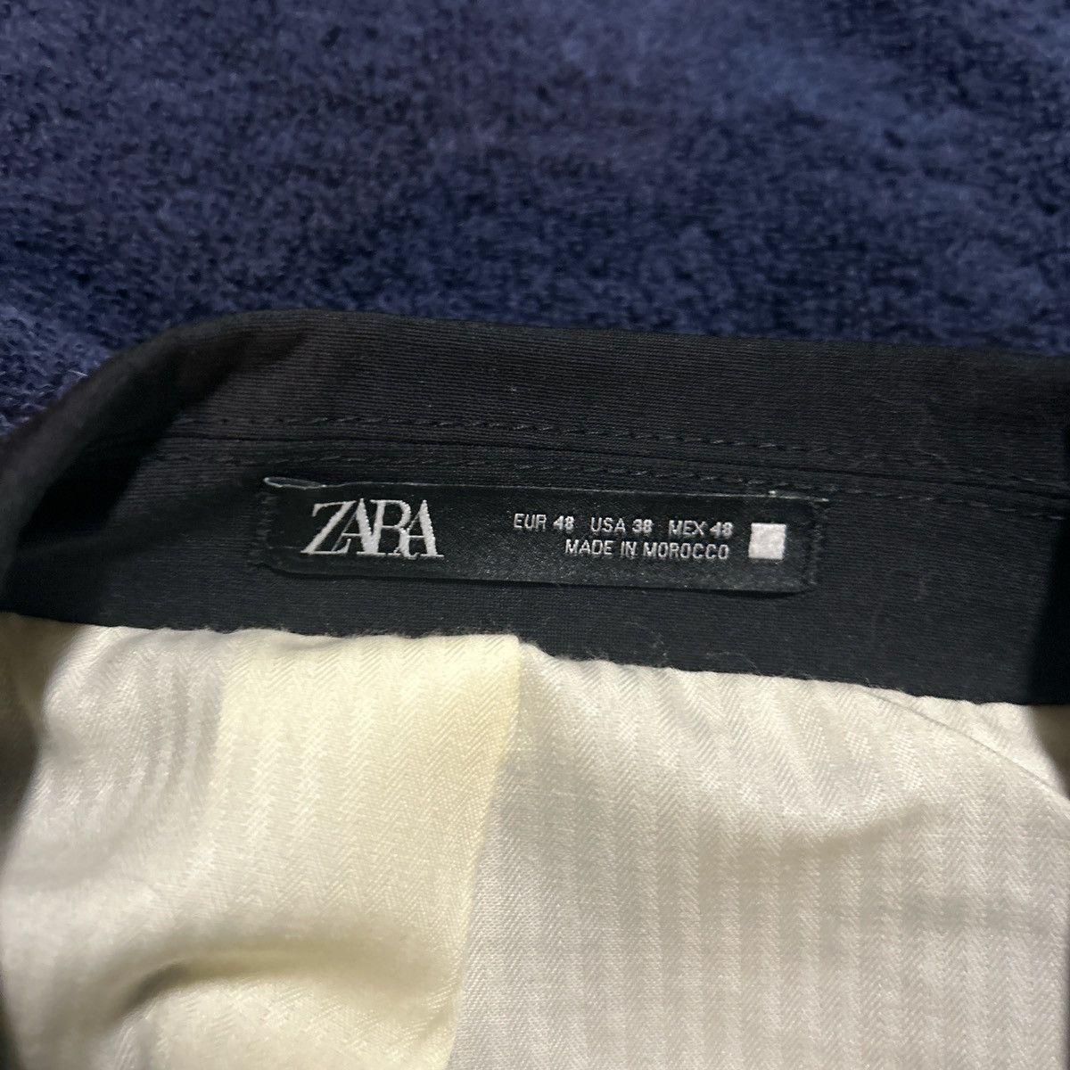 Zara Black Zara Blazer Size 38S - 3 Thumbnail
