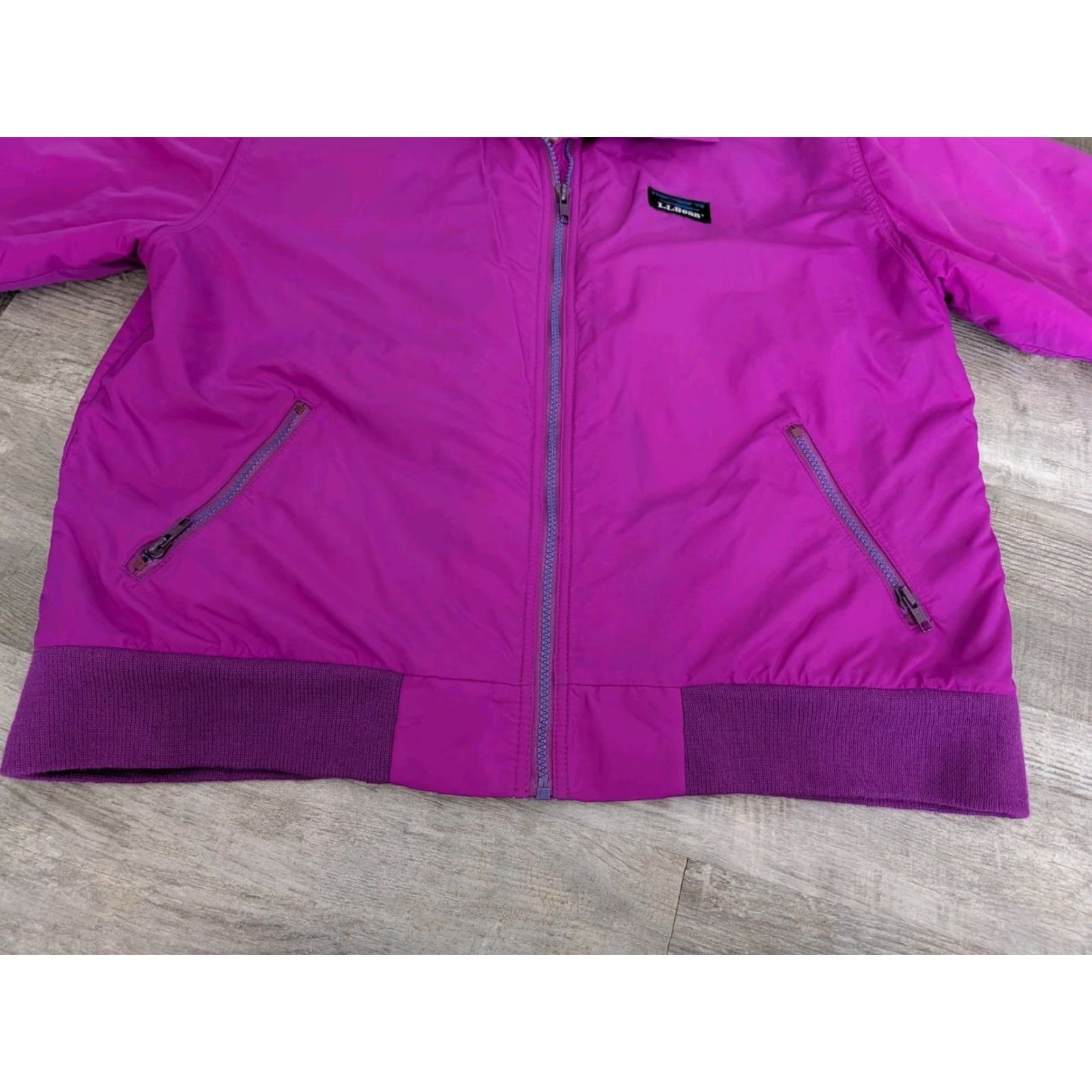 Vintage Vintage 90s LL Bean Womens Bomber Jacket XL Made In USA Pink Blanket Lined Size XL / US 12-14 / IT 48-50 - 5 Thumbnail