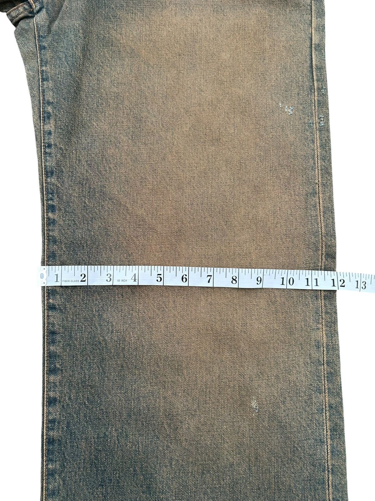 Kapital VINTAGE WRANGLER SELVEDGE BAGGY RUSTY DENIM JEANS Size US 33 - 18 Thumbnail