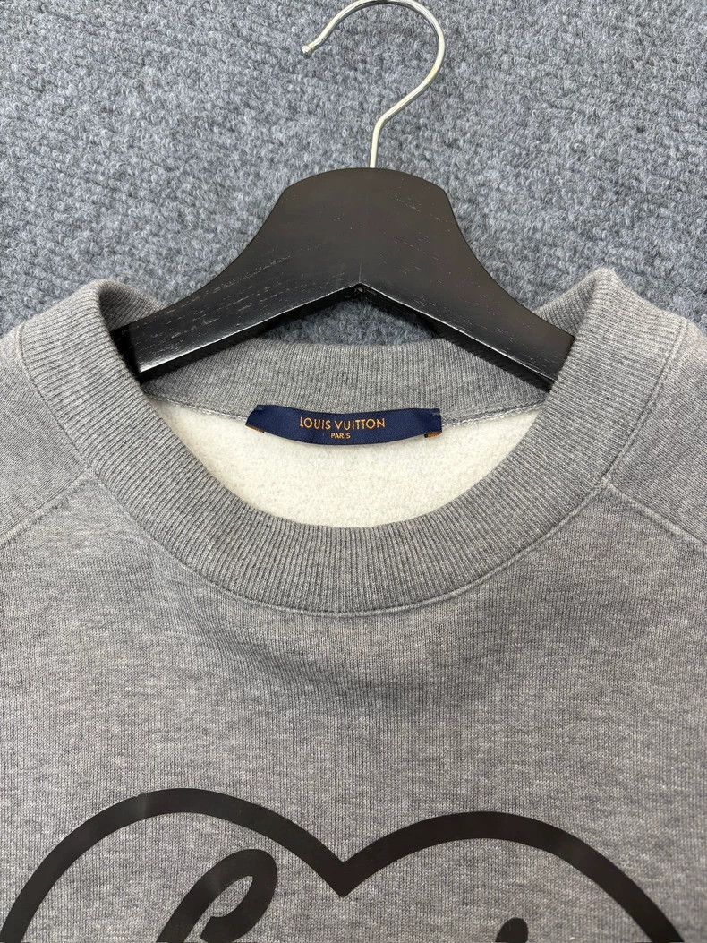 Louis Vuitton Louis Vuitton Nigo Heart Logo Sweatshirt Large -2505 Size US L / EU 52-54 / 3 - 5 Thumbnail
