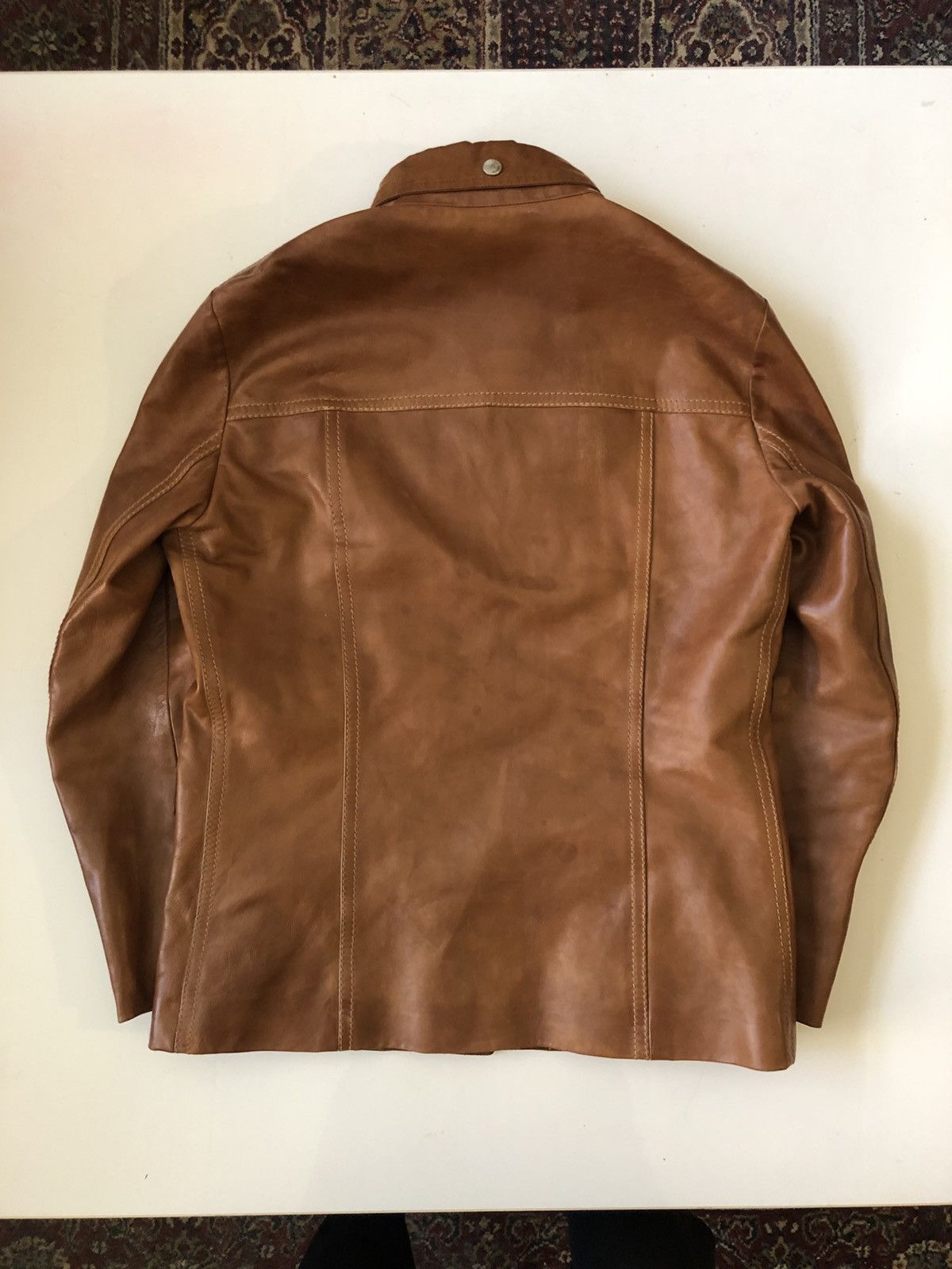 Gucci GUCCI by TOM FORD 2000’s leather safari jacket Size US M / EU 48-50 / 2 - 3 Thumbnail