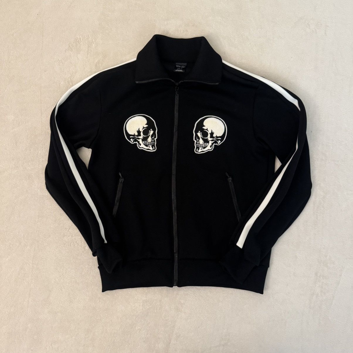 ジャケット・アウター dead stock jackrose skull track jacket Chrome Skullz Unisex Track Jacket – 7eventy Eperel