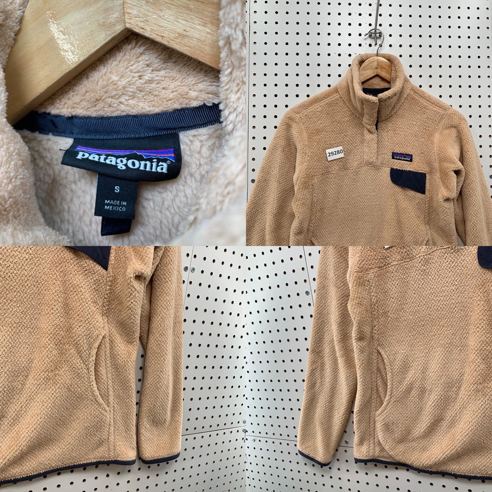 Patagonia Patagonia Re Tool Snap Sherpa Sweater Womens Small Brown Polartec Sherpa 17.5X24 Size S / US 4 / IT 40 - 9 Thumbnail