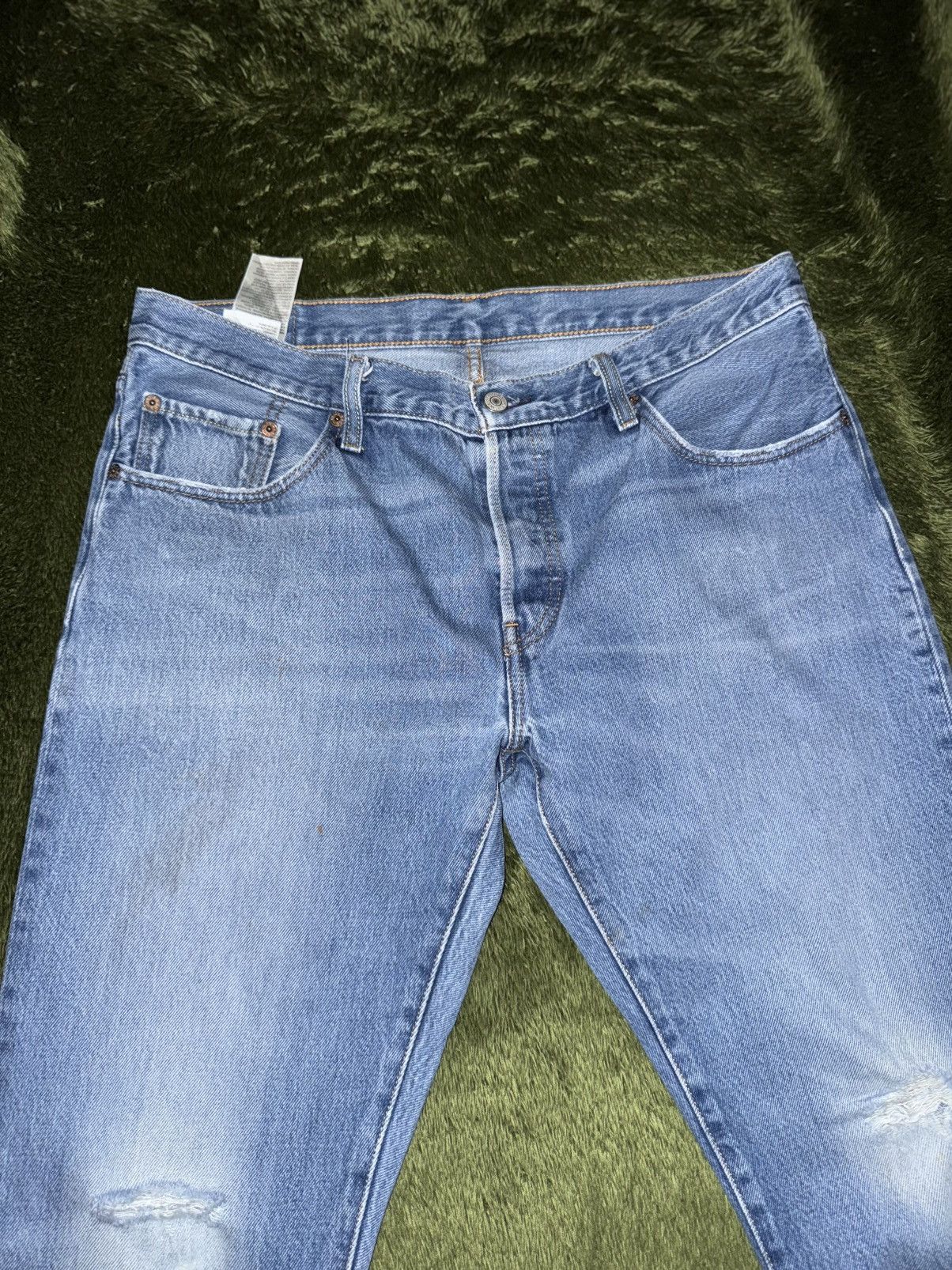 Levi's [W31/L32] Levi’s 501 CT Leather Label Indigo washed Denim Size US 31 - 5 Thumbnail