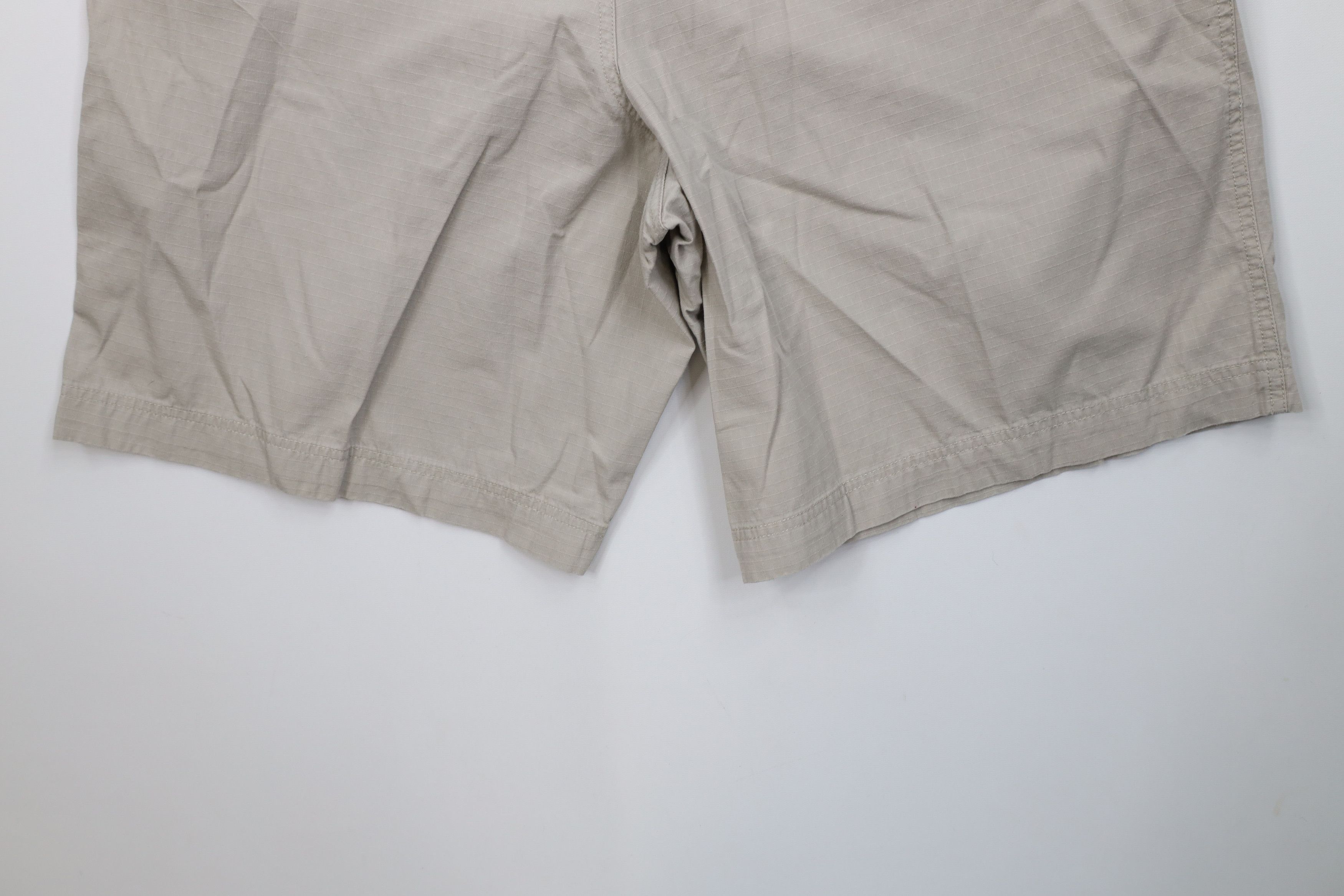 Gap Vintage Y2K 2001 Gap Above Knee Ripstop Cargo Shorts Beige Size US 36 / EU 52 - 12 Thumbnail