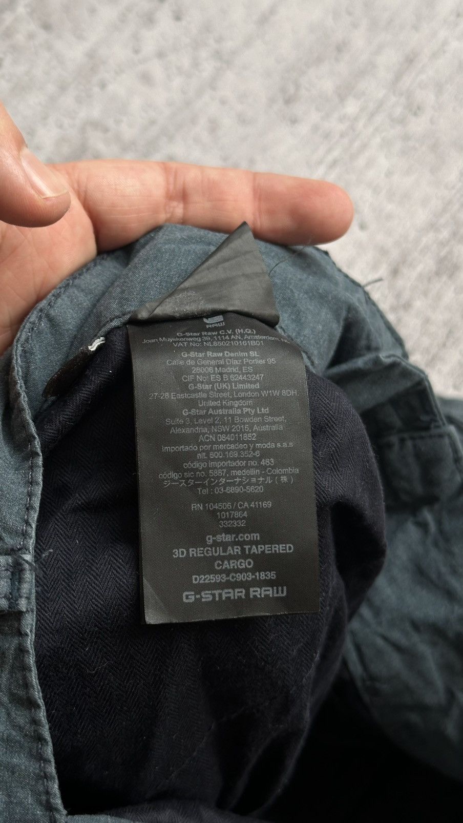 G-Star G Star Raw 3D Regular Tapered Cargo Y2K Pants Size US 33 - 16 Thumbnail