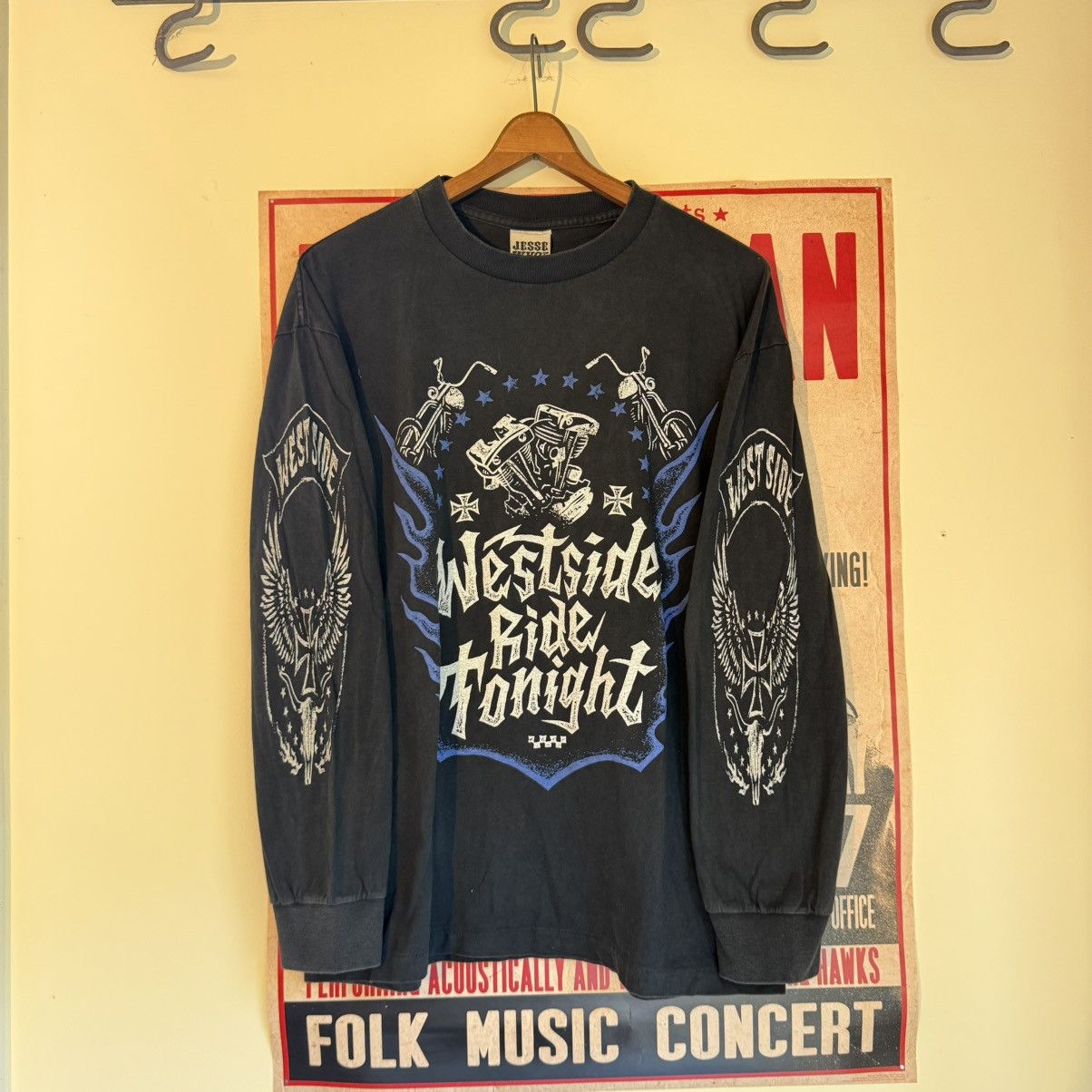 West Coast Choppers Vintage West coast choppers spiderweb longsleeve Tshirt Size US L / EU 52-54 / 3 - 3 Thumbnail